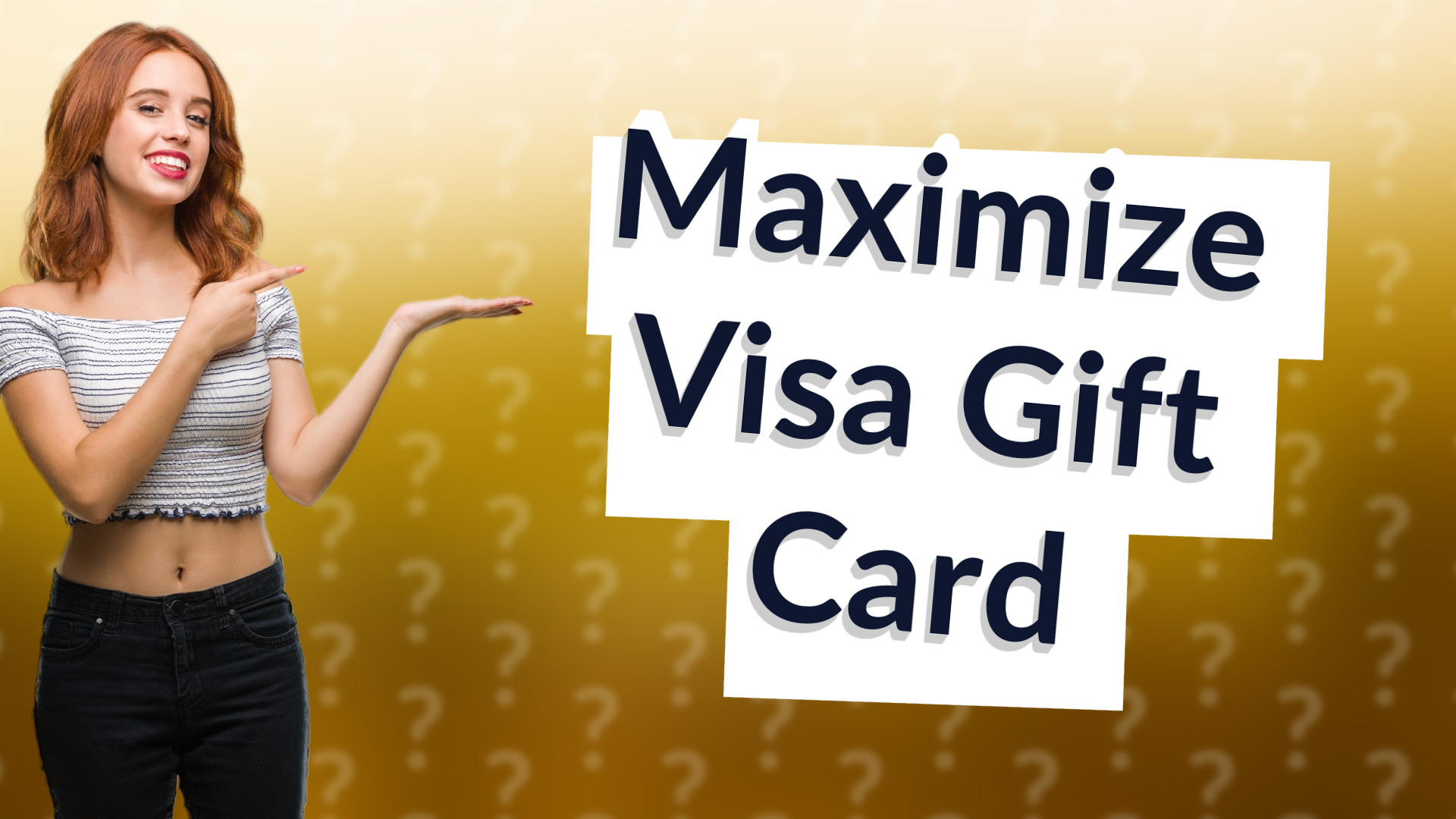 Maximize Visa Gift Card