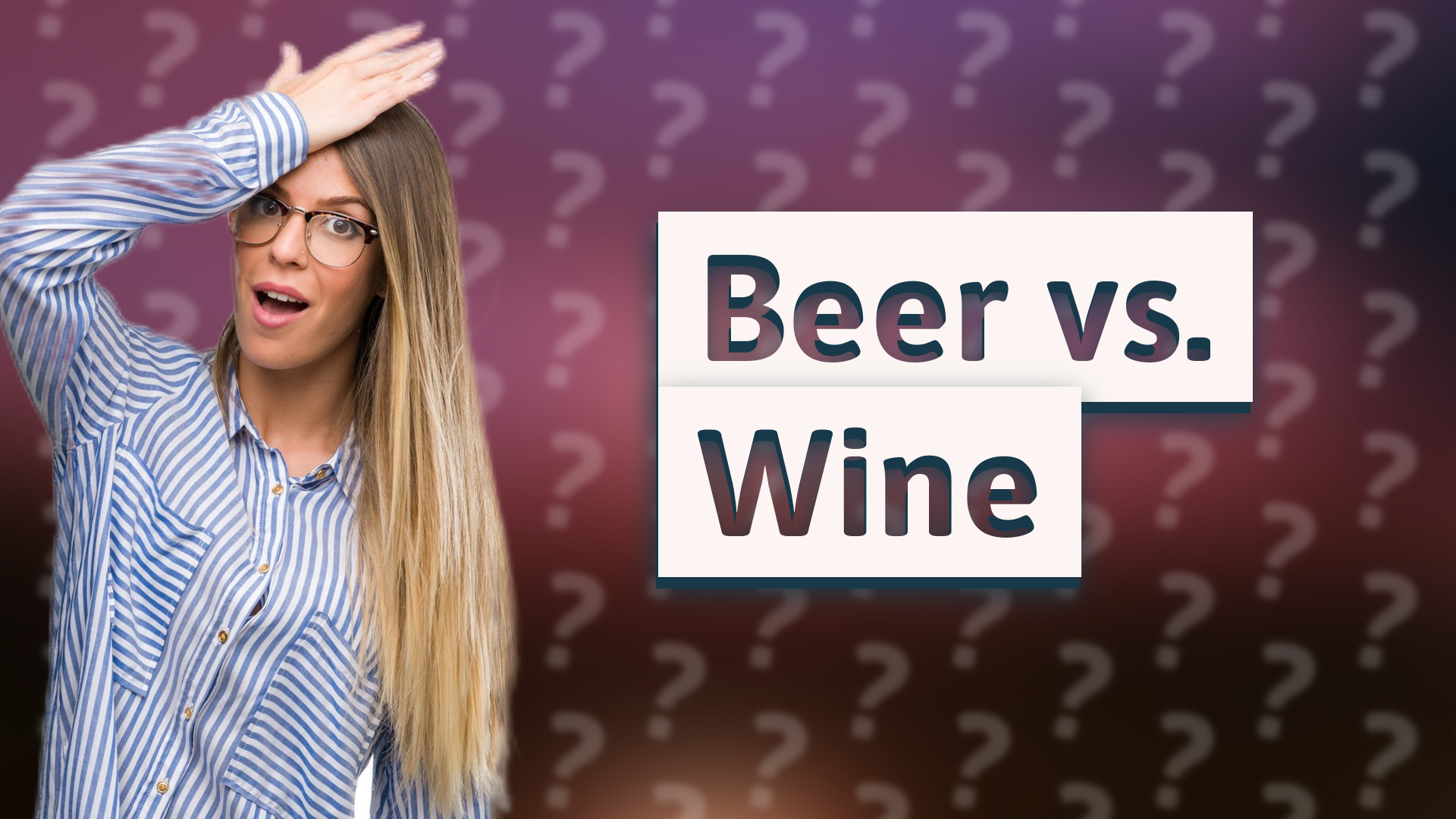 Beer vs. Wine