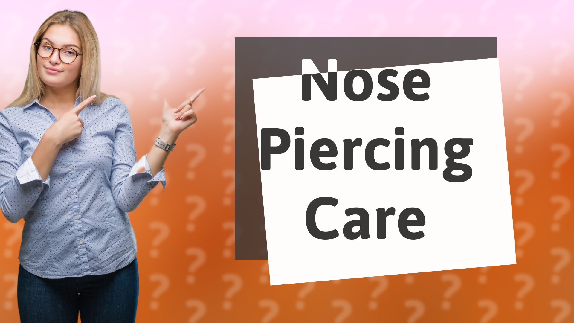 Nose Piercing Care