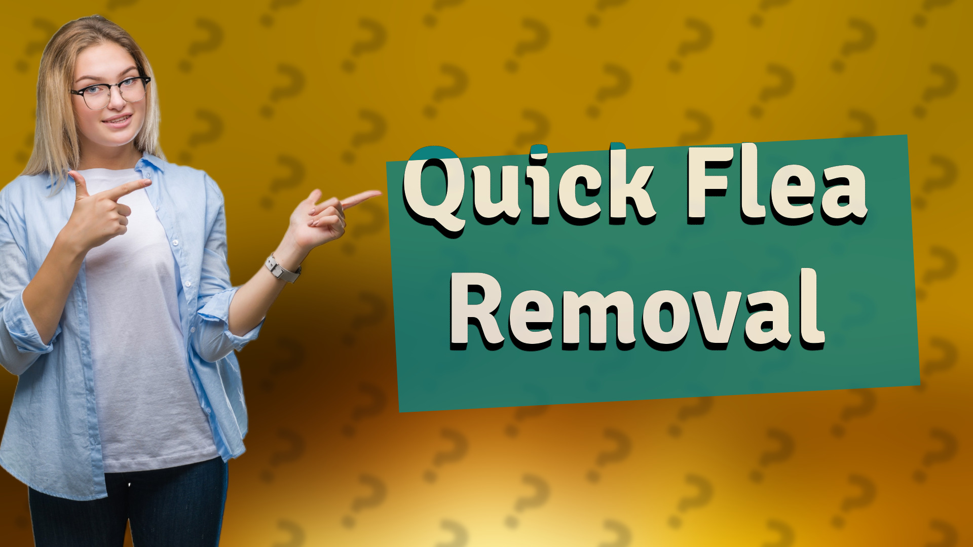 Quick Flea Removal