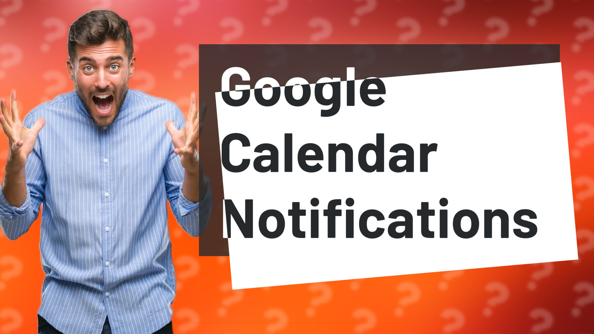 Google Calendar Notifications