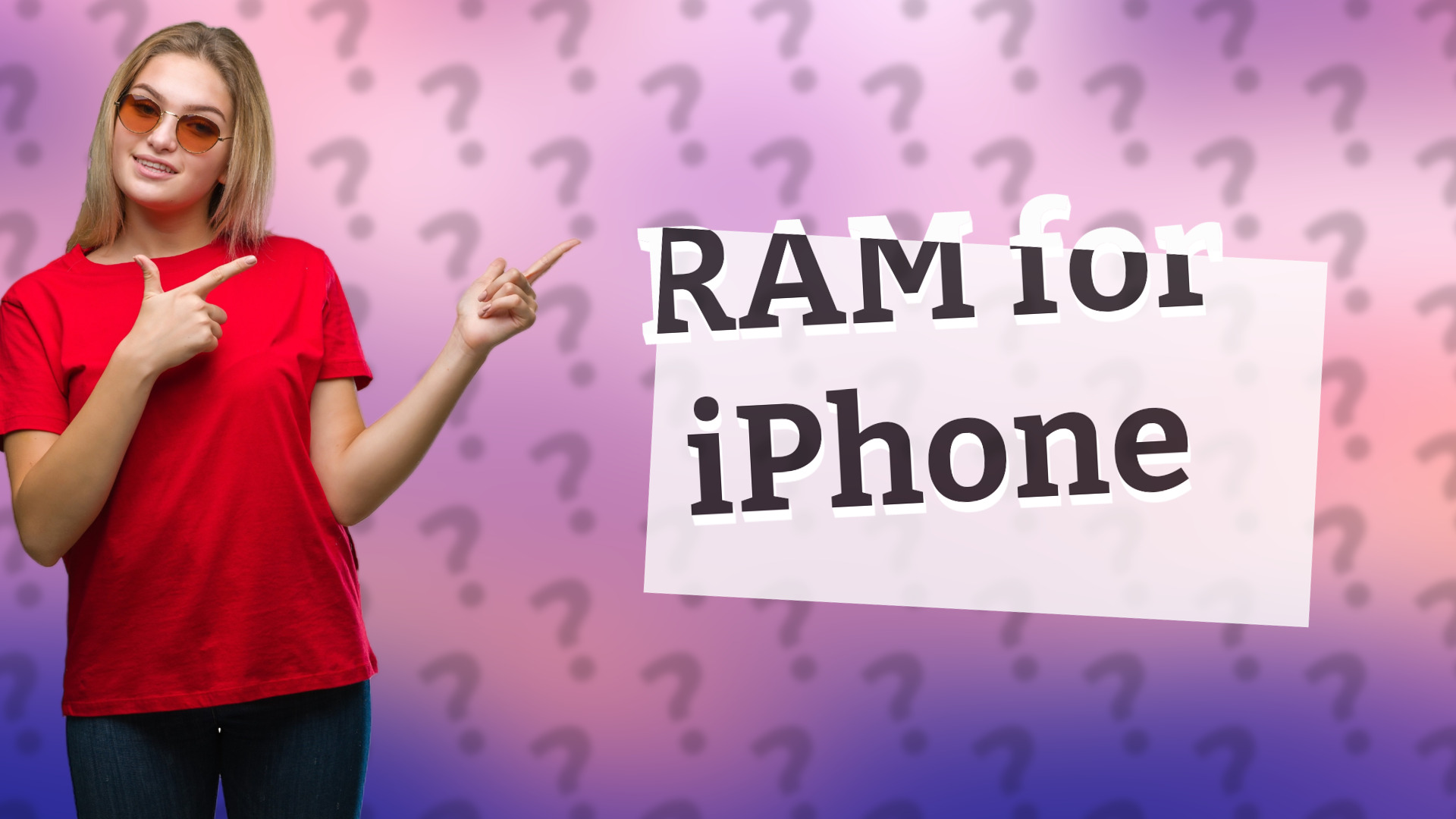 RAM for iPhone
