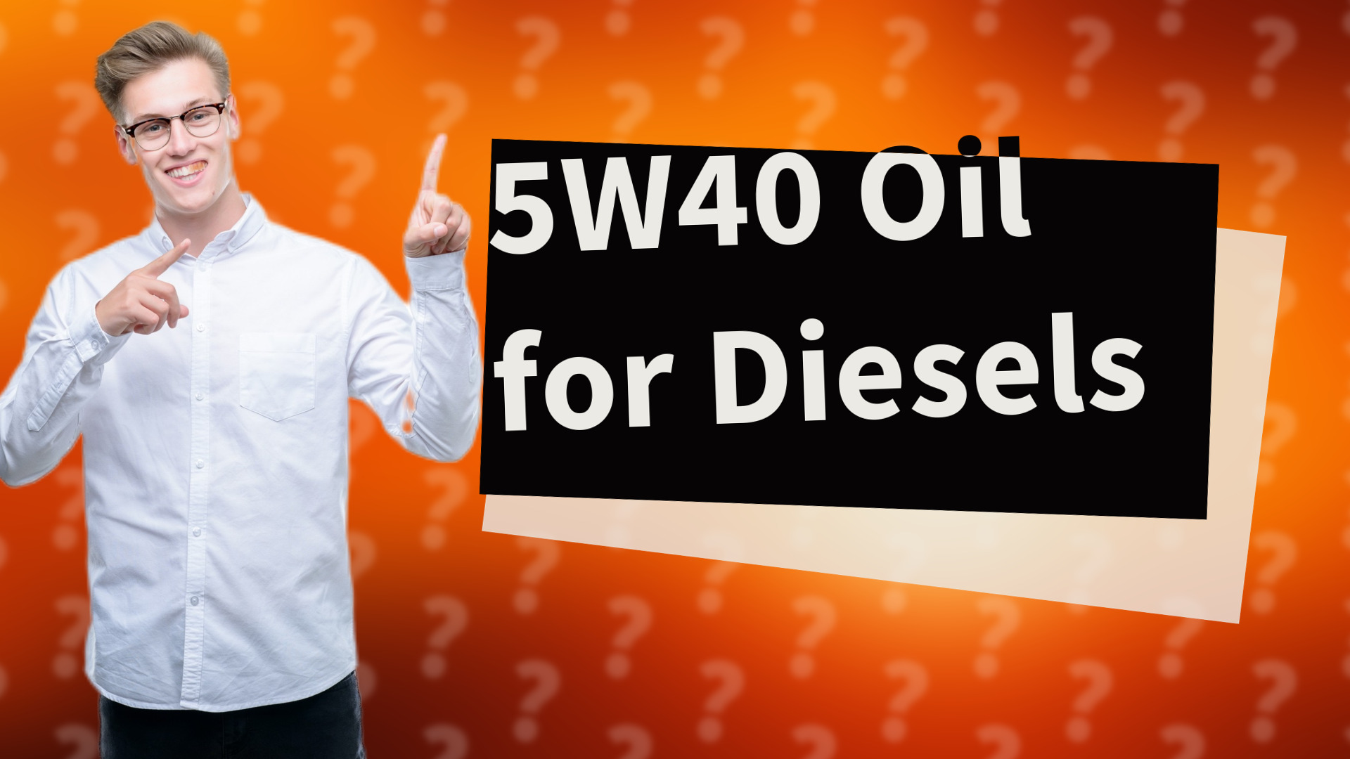 5W40 Oil for Diesels