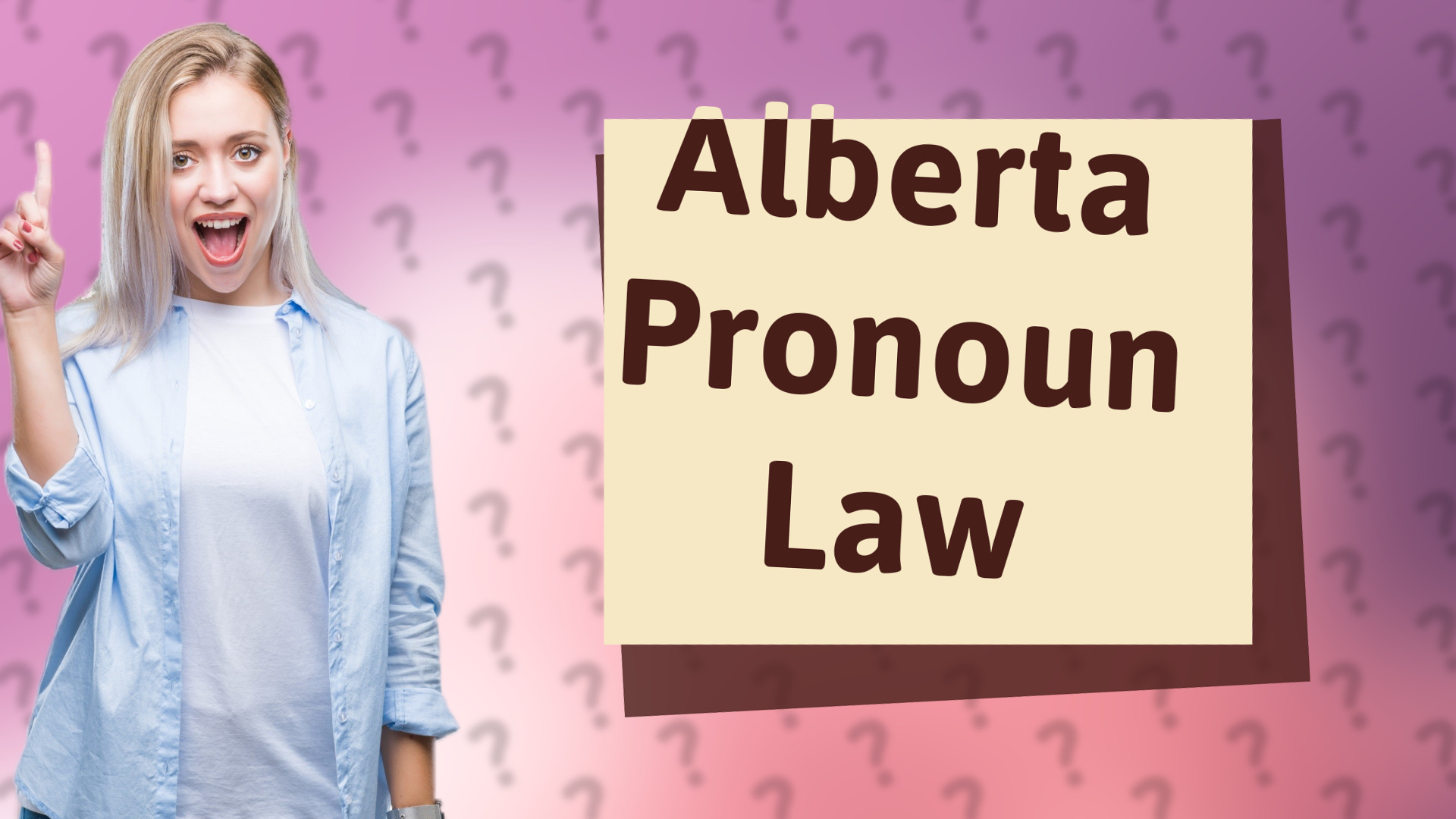 Alberta Pronoun Law