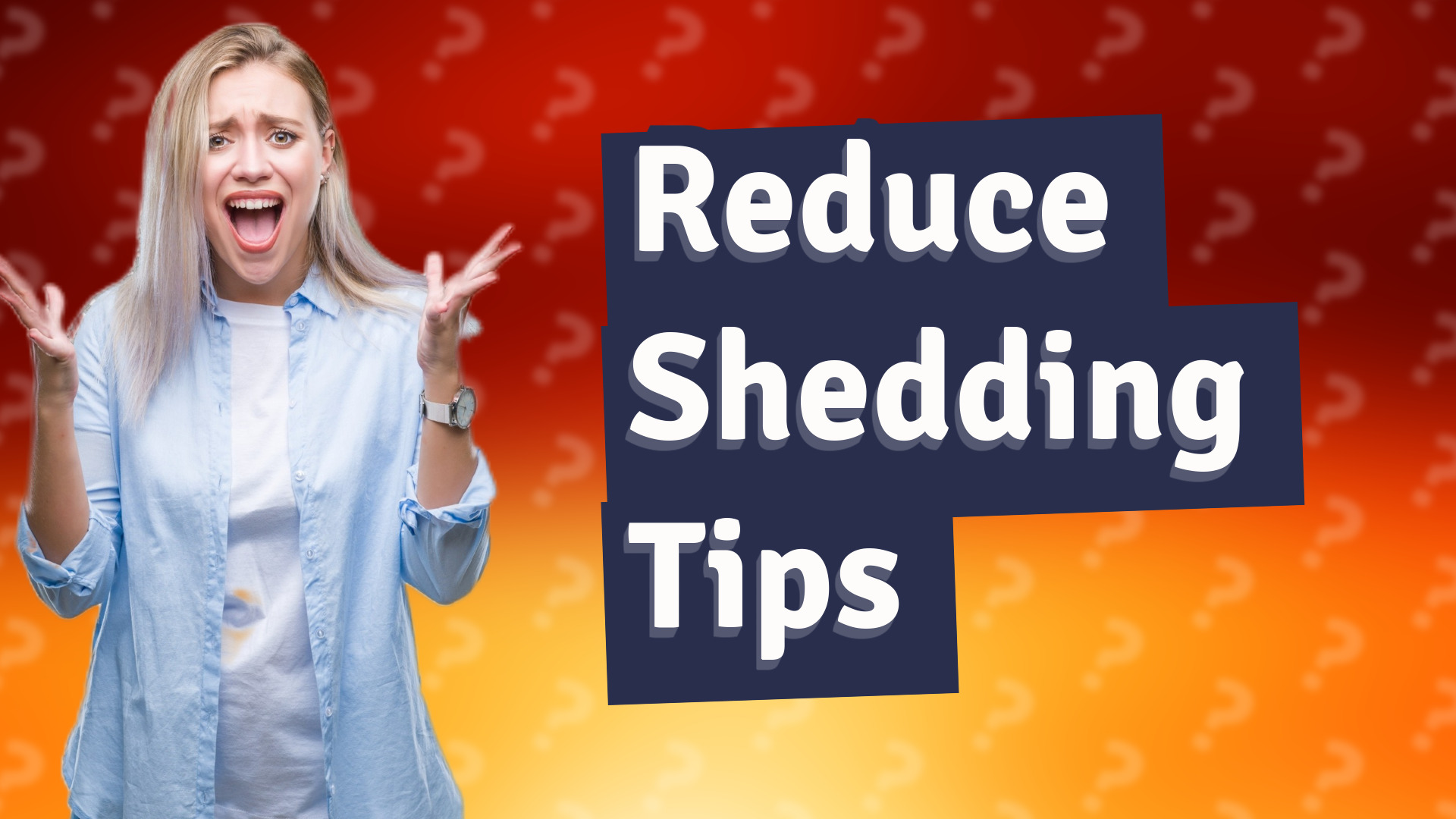 Reduce Shedding Tips
