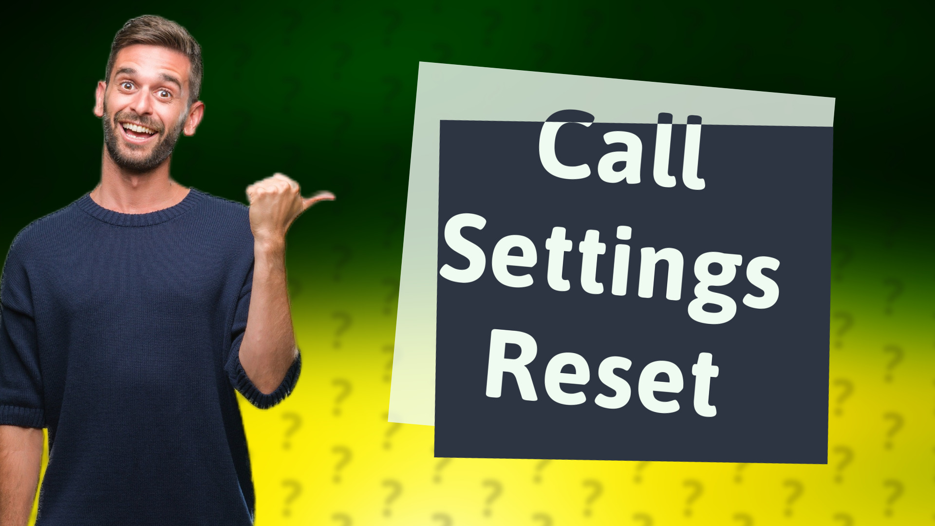 Call Settings Reset