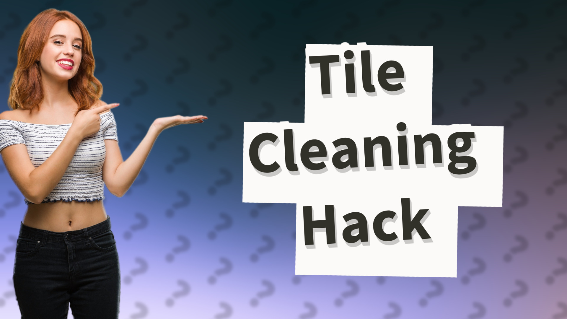 Tile Cleaning Hack