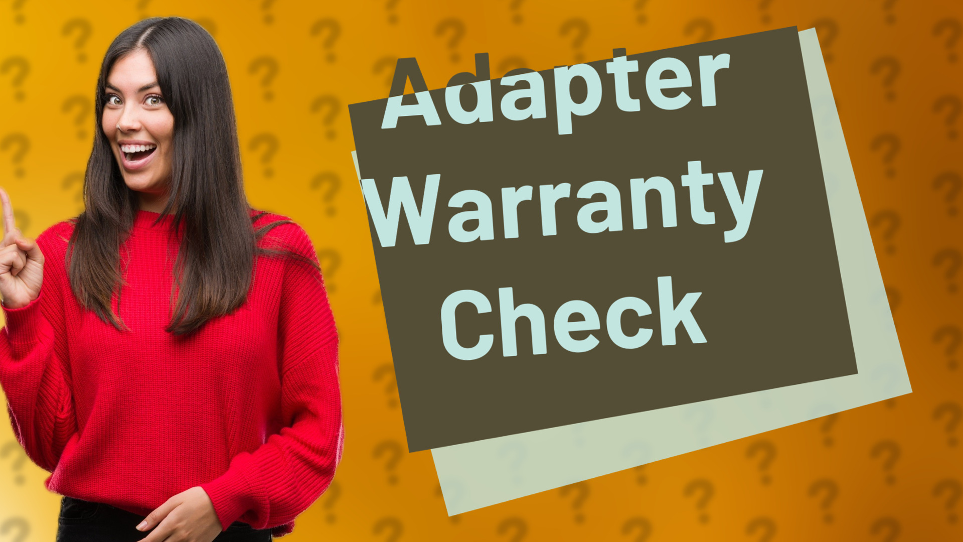 Adapter Warranty Check