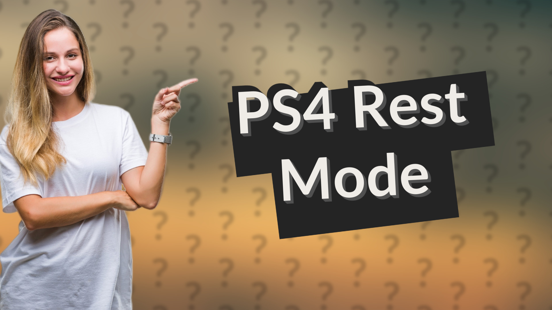 PS4 Rest Mode