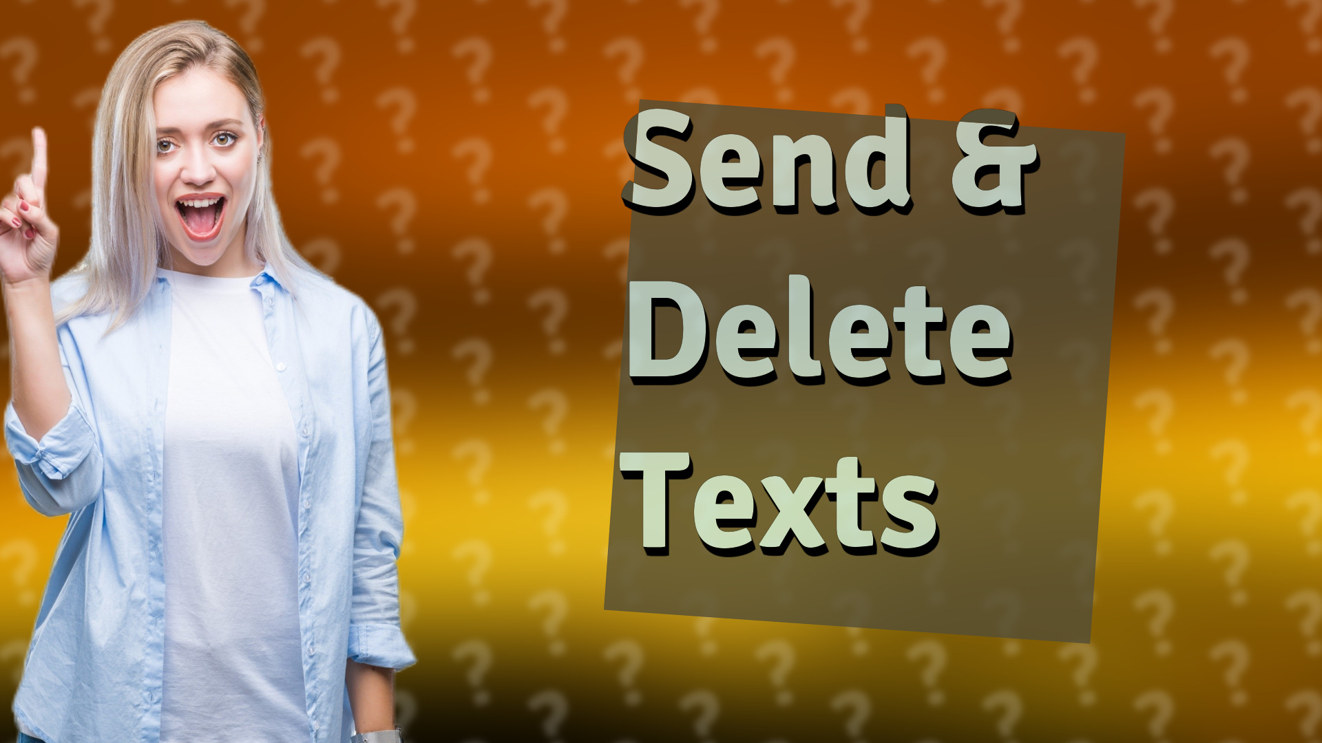 Send & Delete Texts