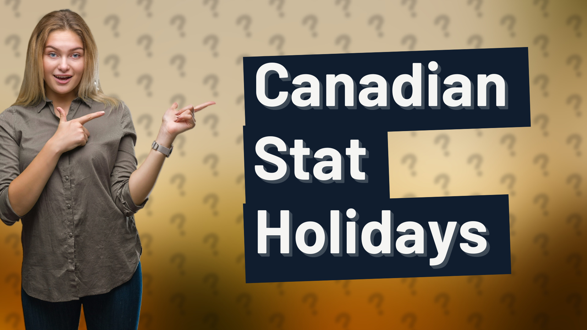 Canadian Stat Holidays