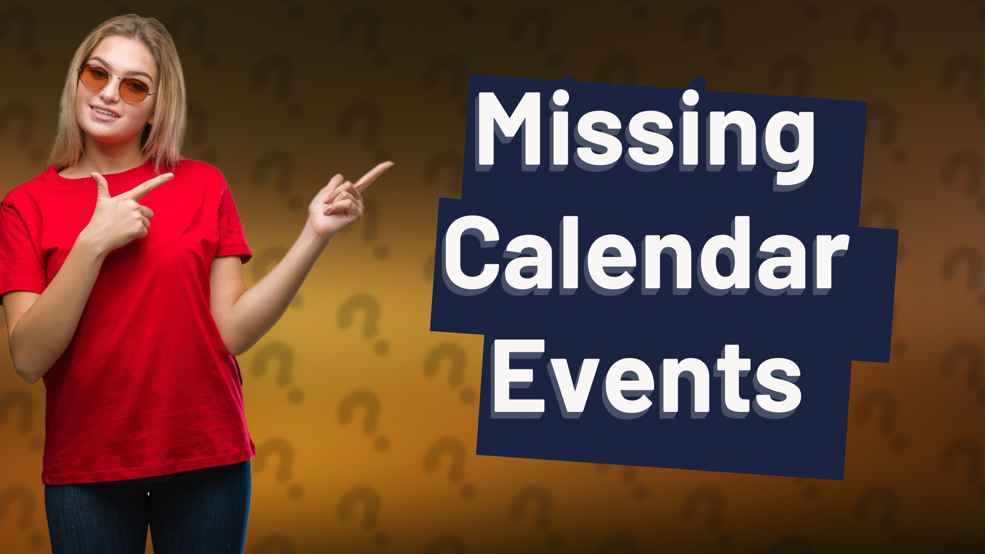Missing Calendar Events