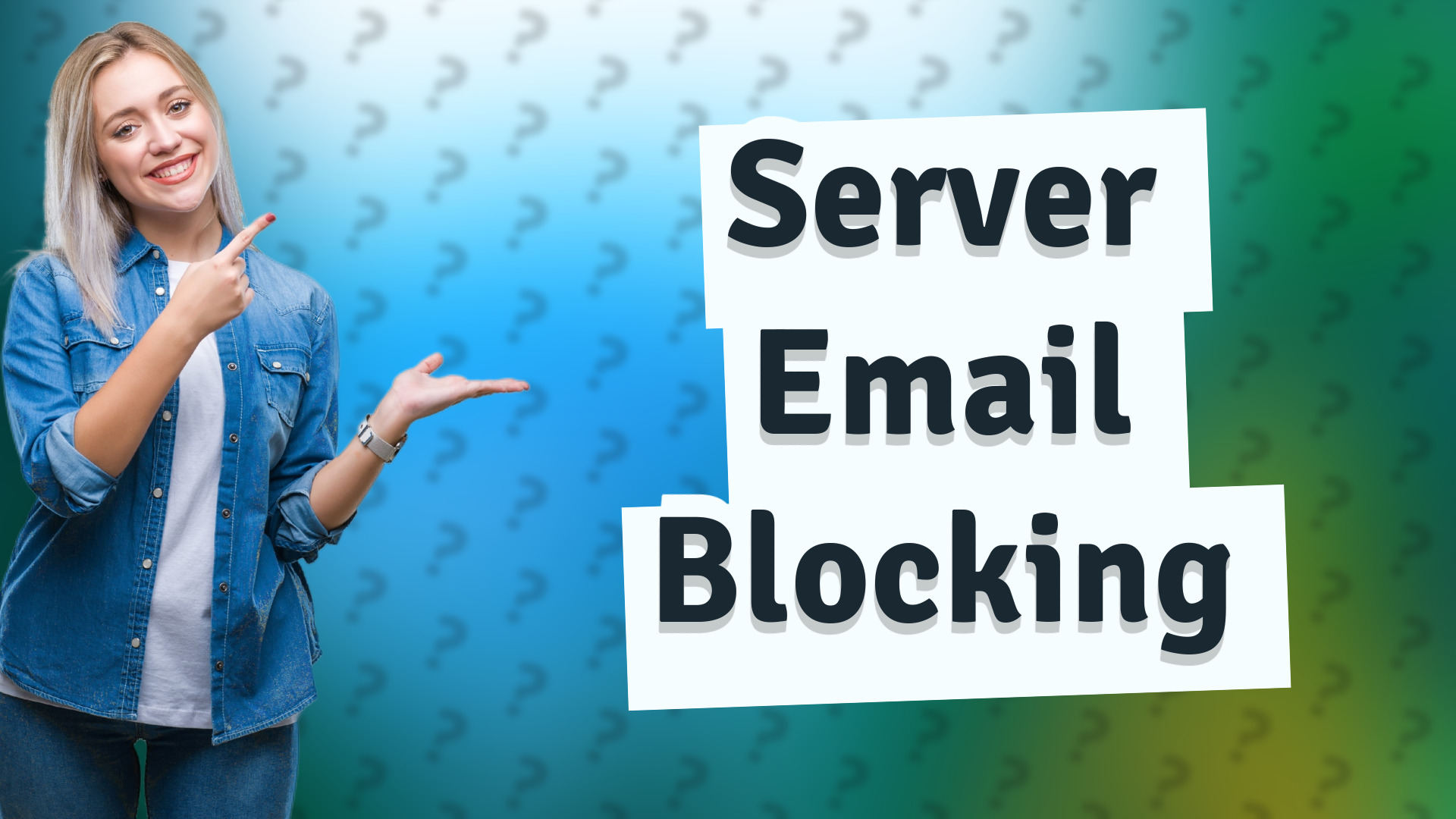 Server Email Blocking