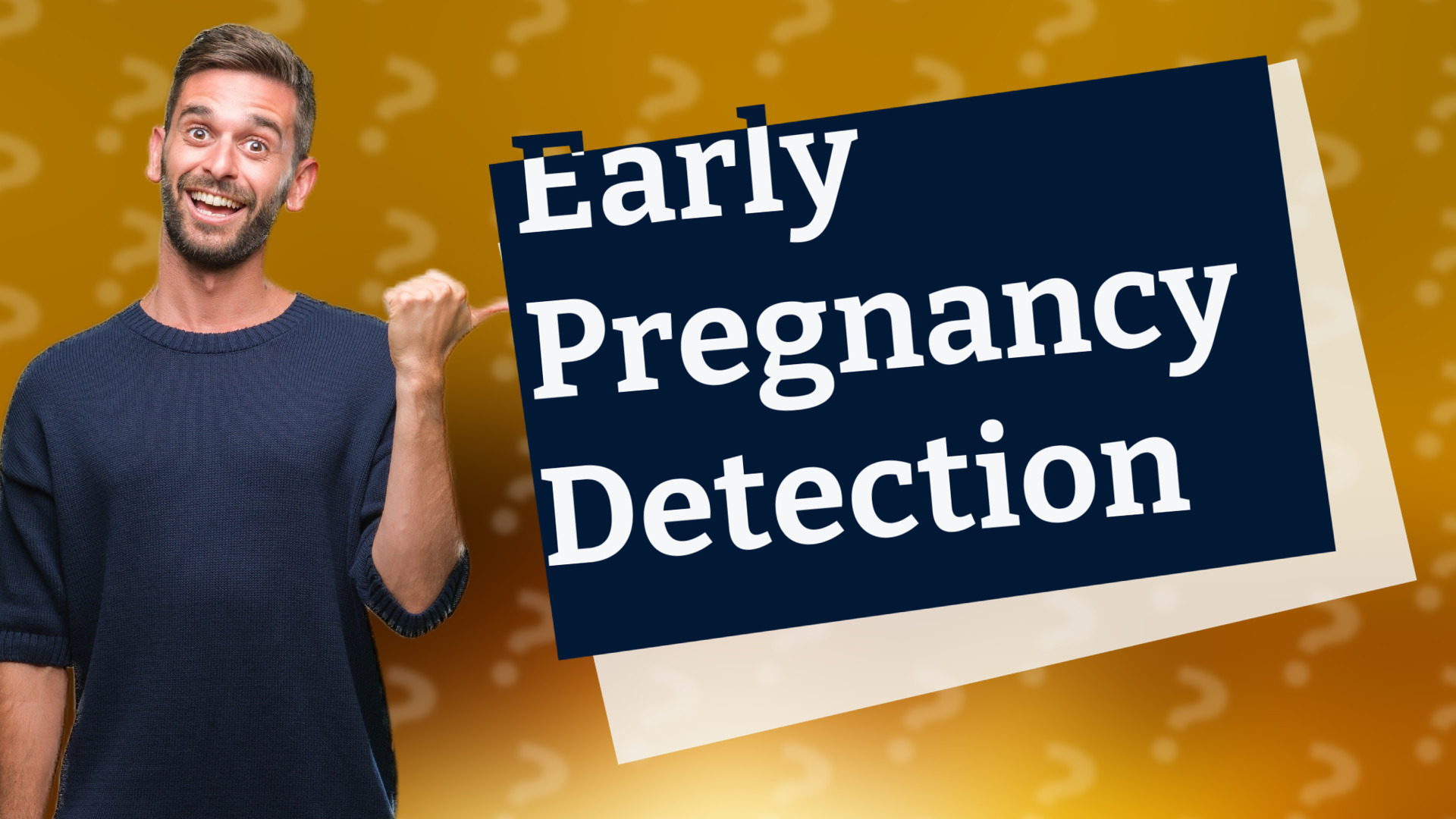 Early Pregnancy Detection