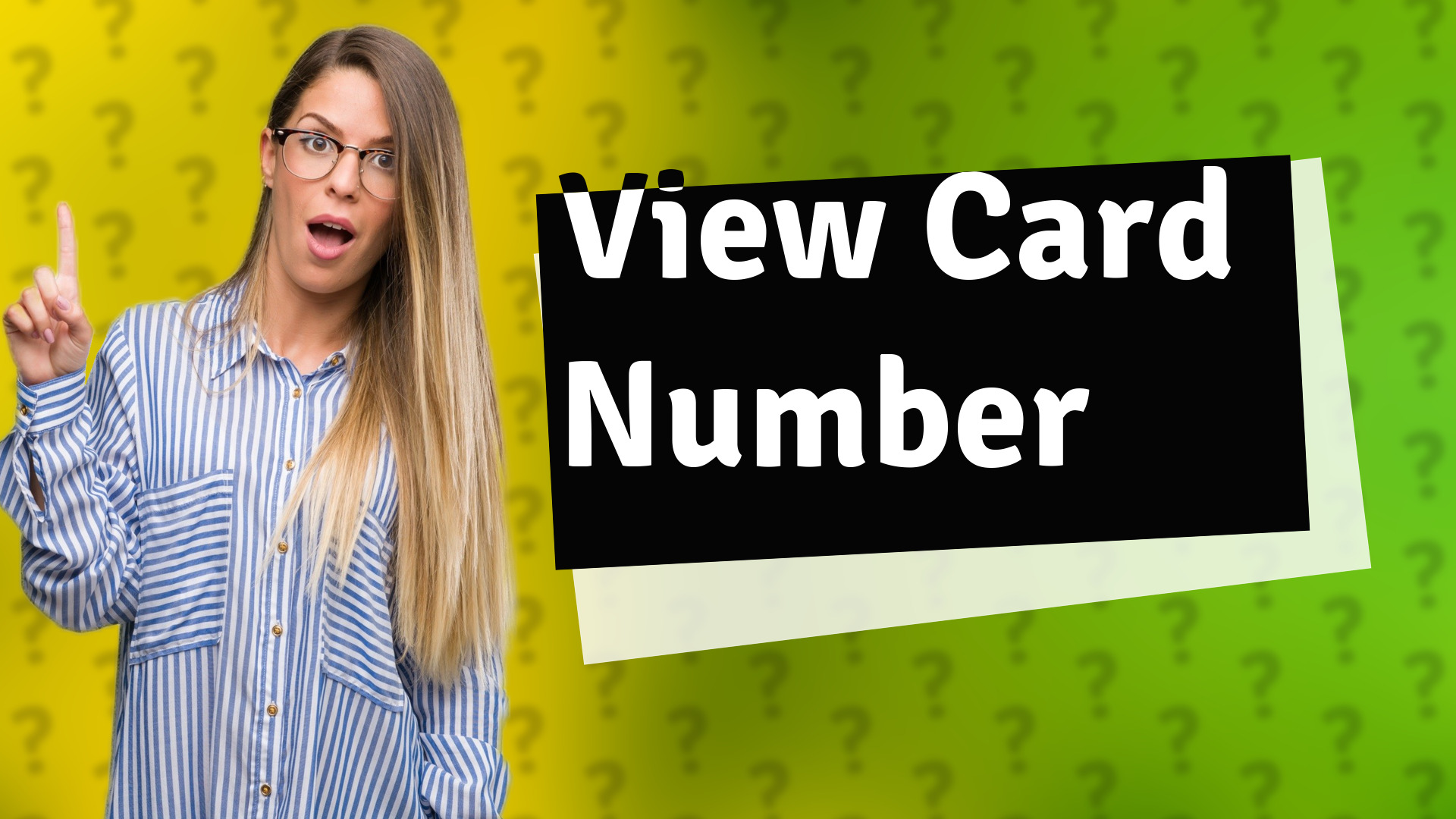 View Card Number
