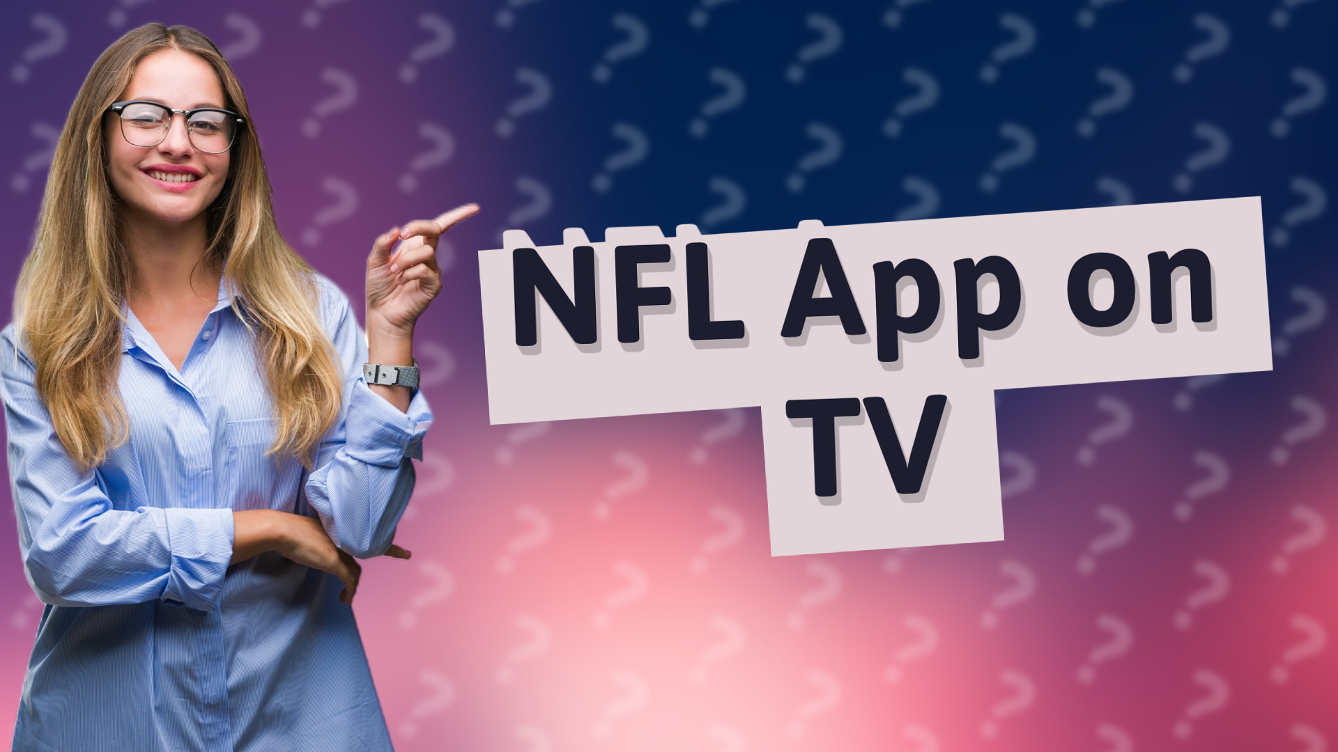 NFL App on TV