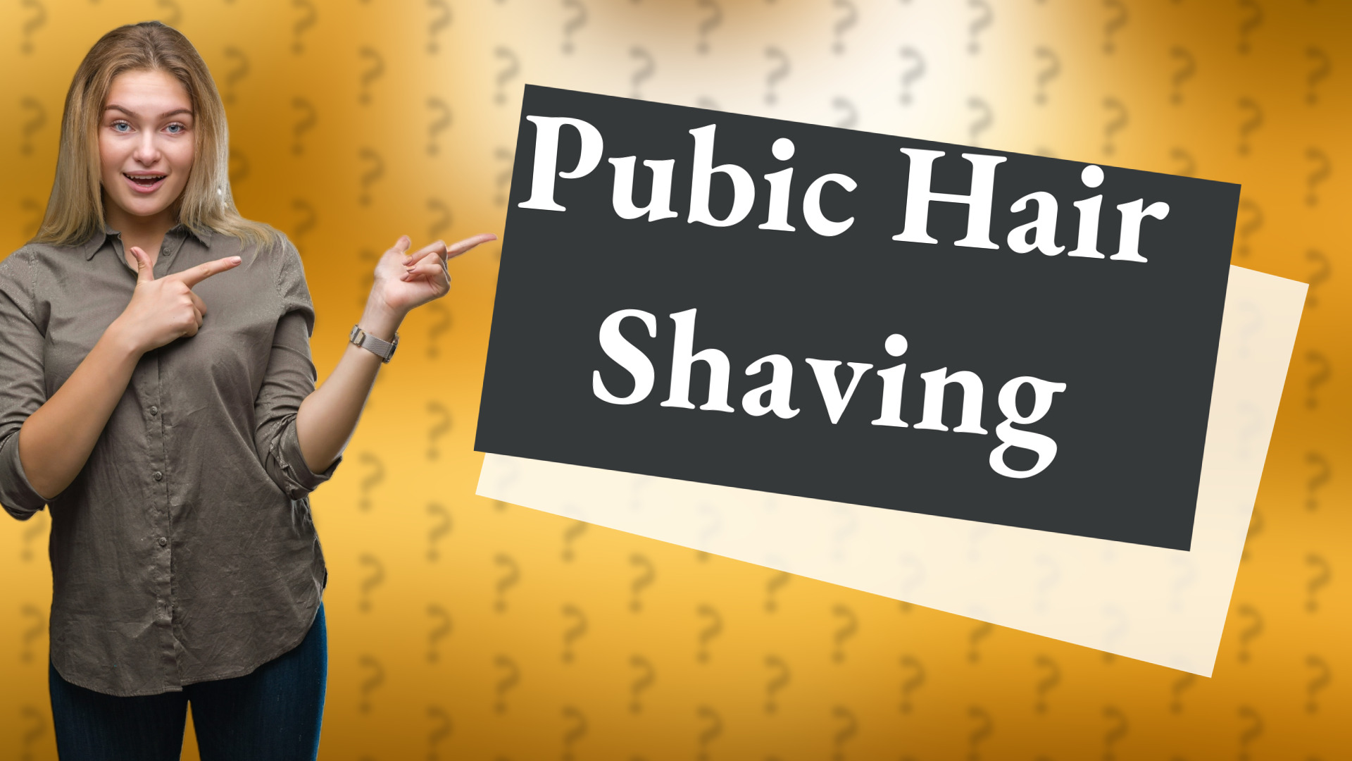 Pubic Hair Shaving