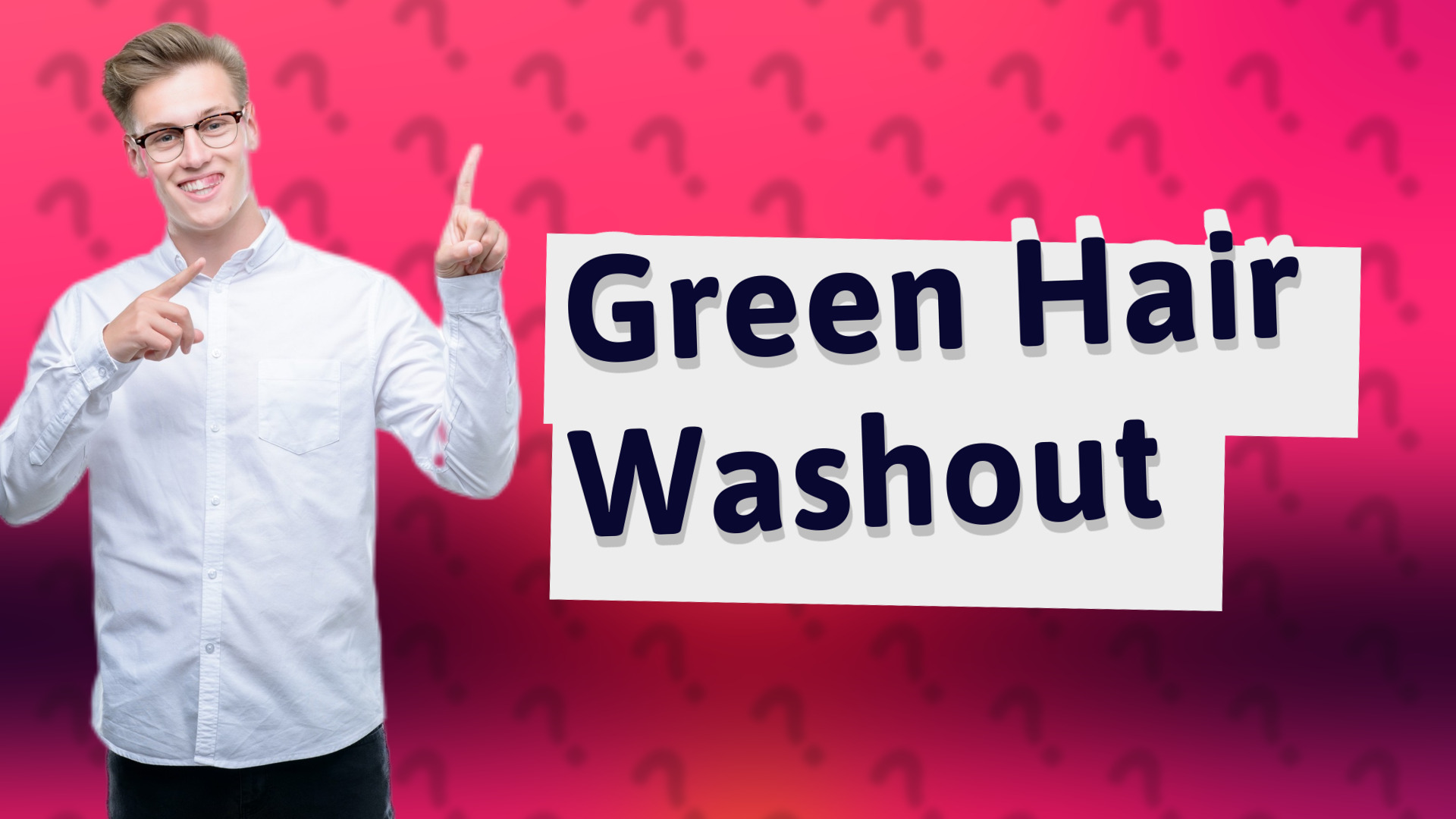 Green Hair Washout