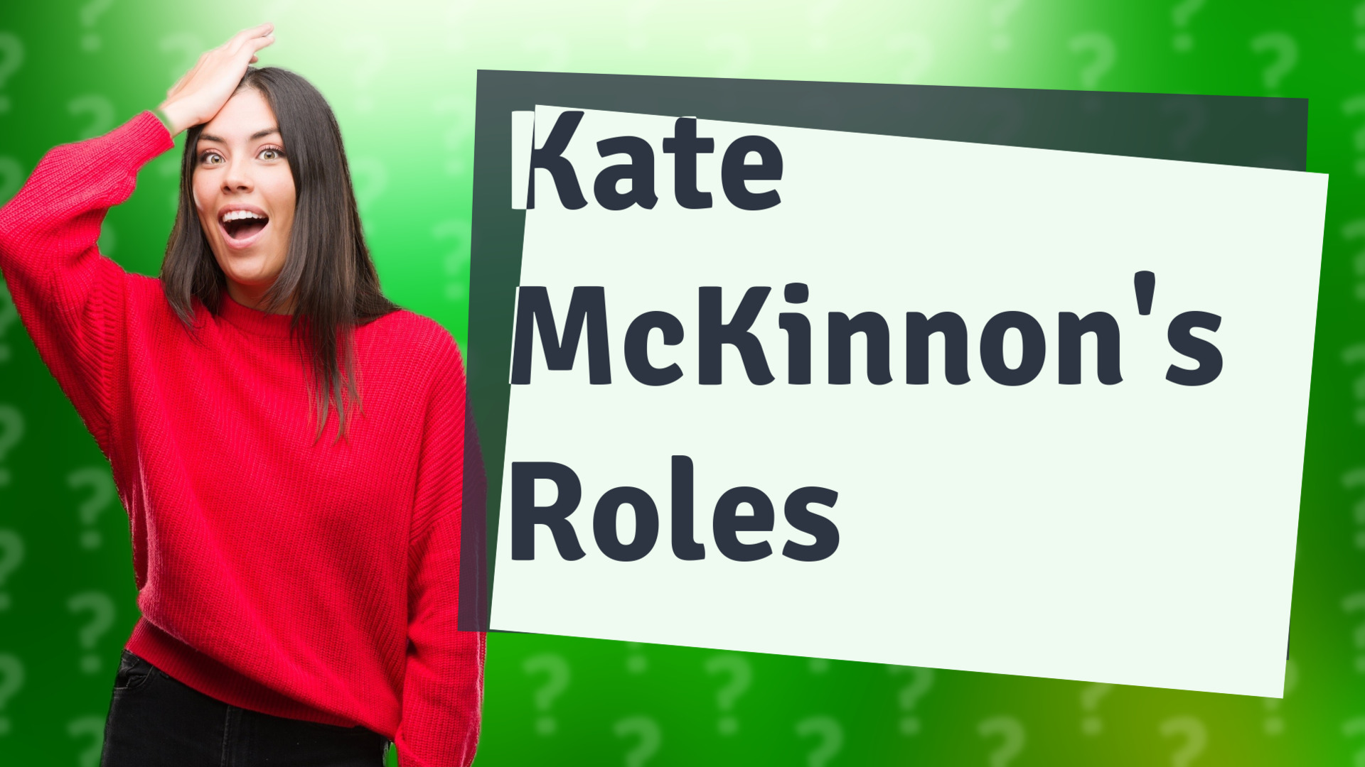 Kate McKinnon's Roles