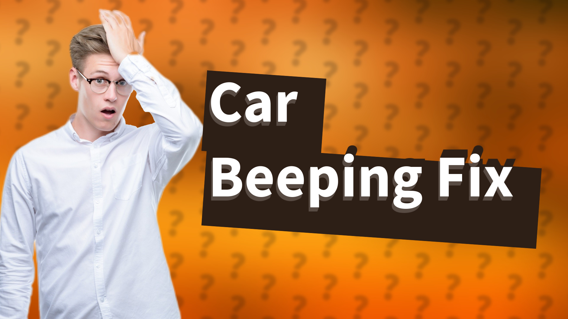 Car Beeping Fix