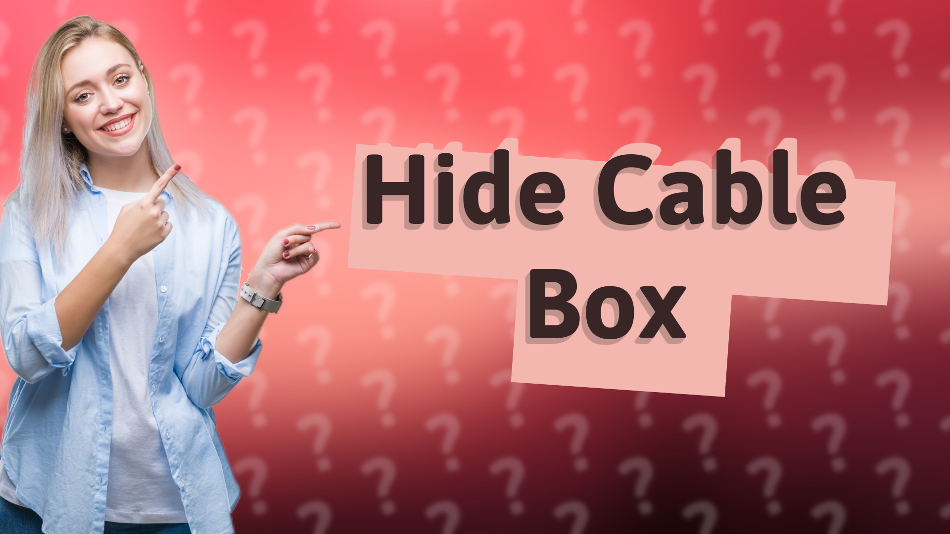 Hide Cable Box