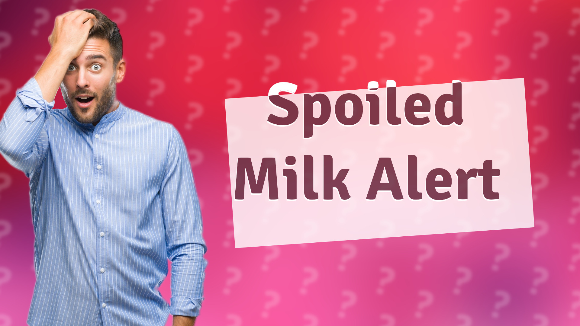 Spoiled Milk Alert