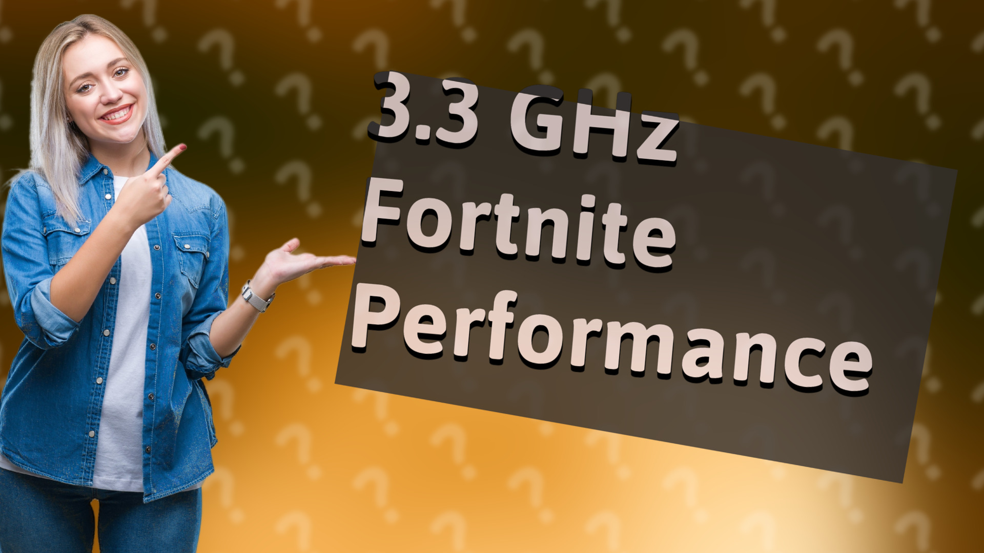 3.3 GHz Fortnite Performance