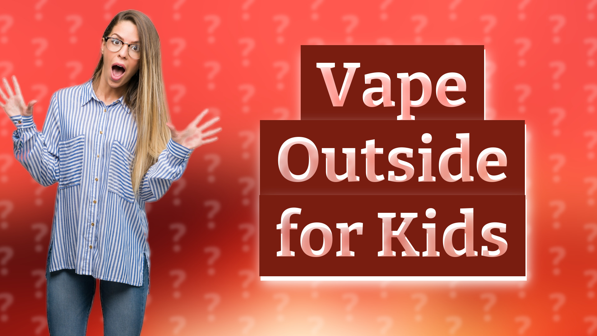 Vape Outside for Kids