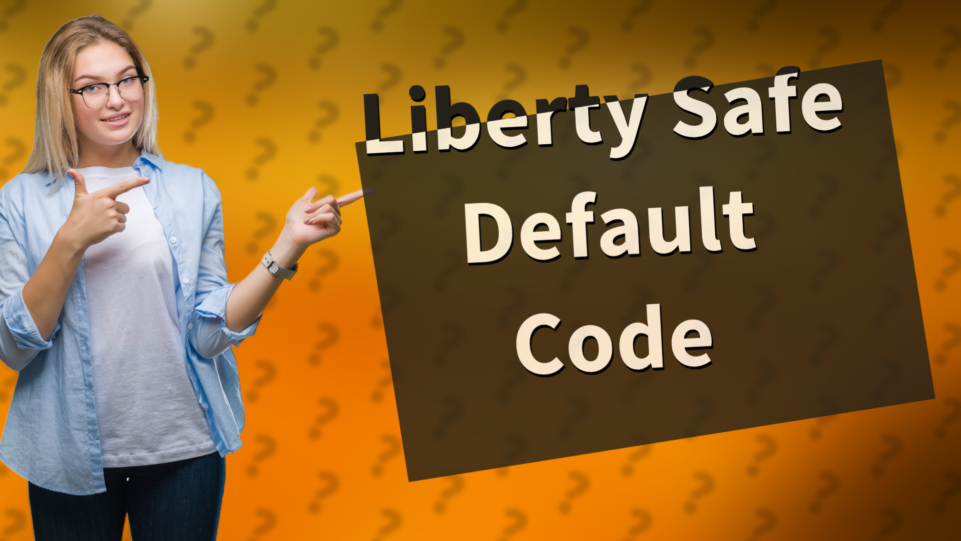 Liberty Safe Default Code