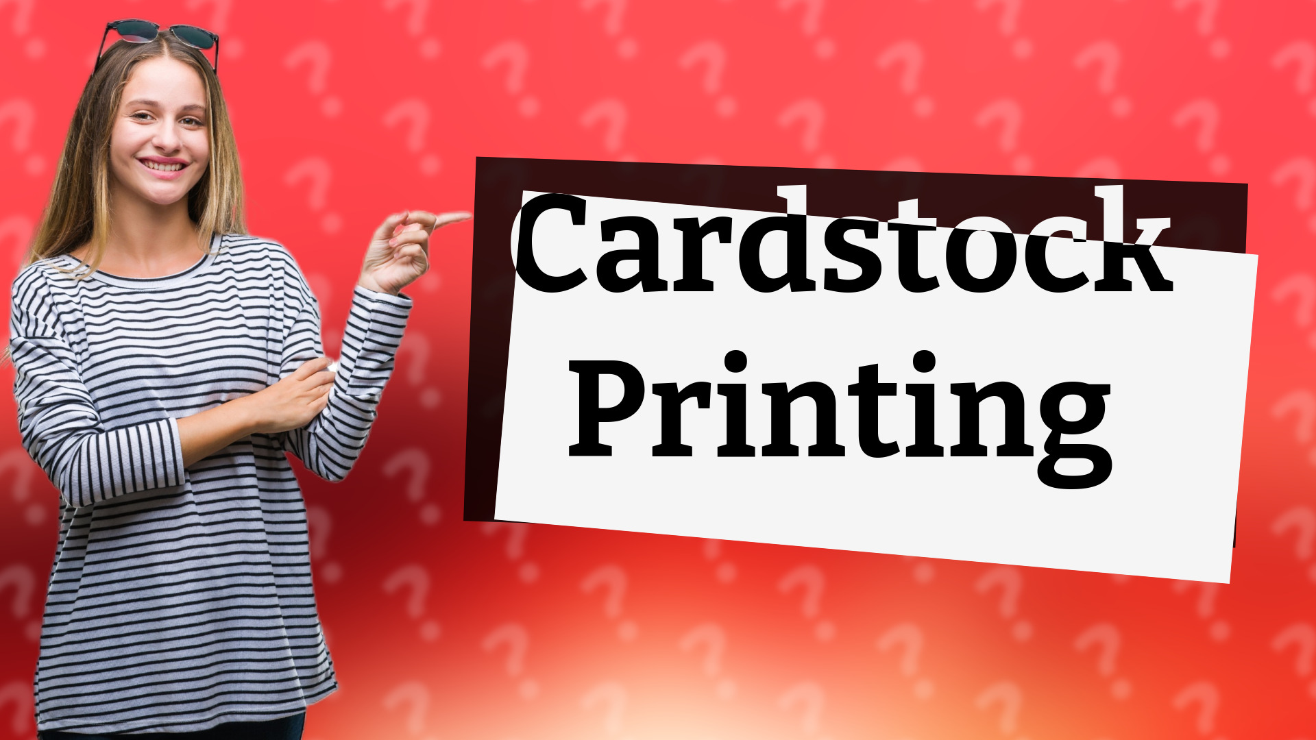 Cardstock Printing