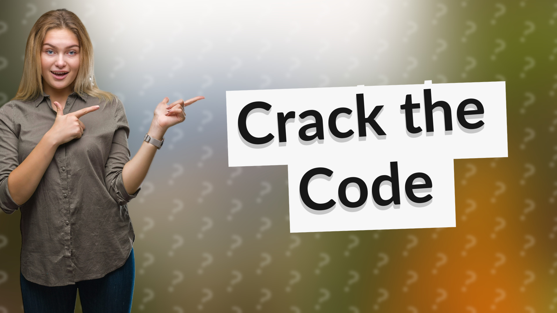Crack the Code
