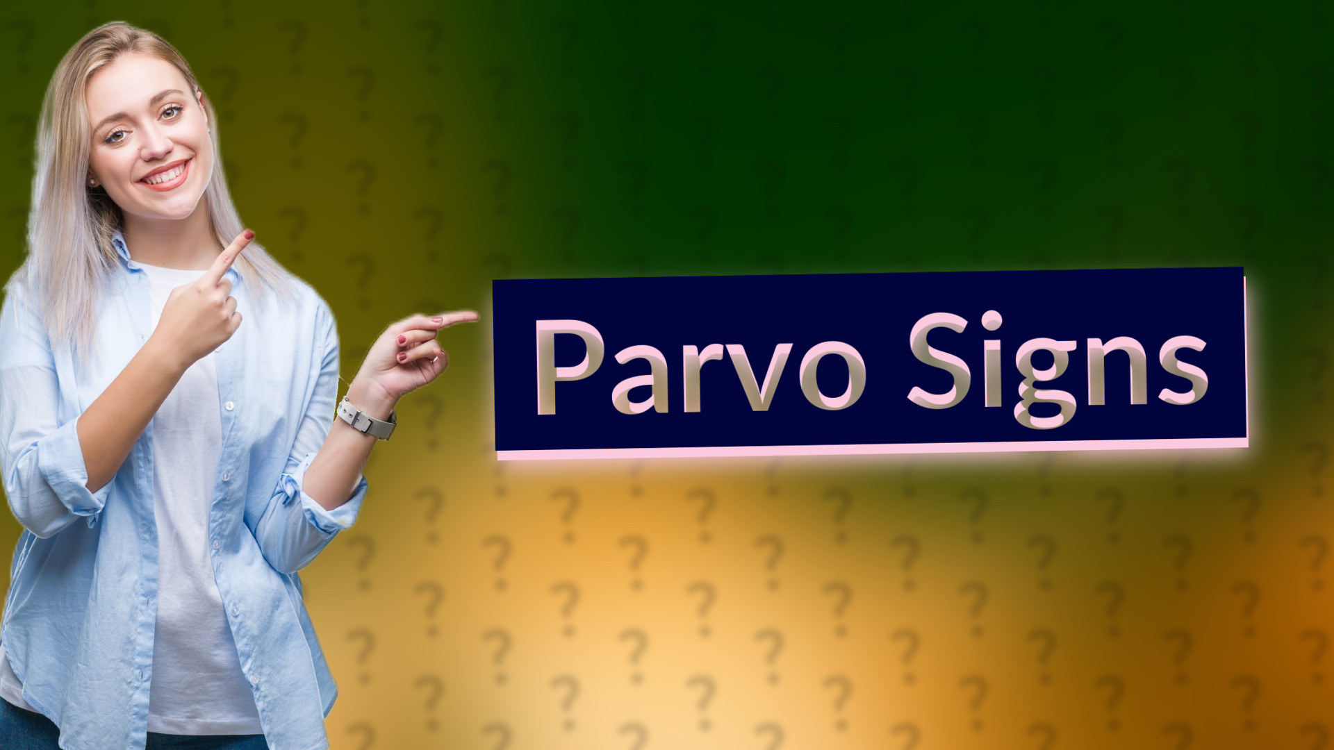 Parvo Signs