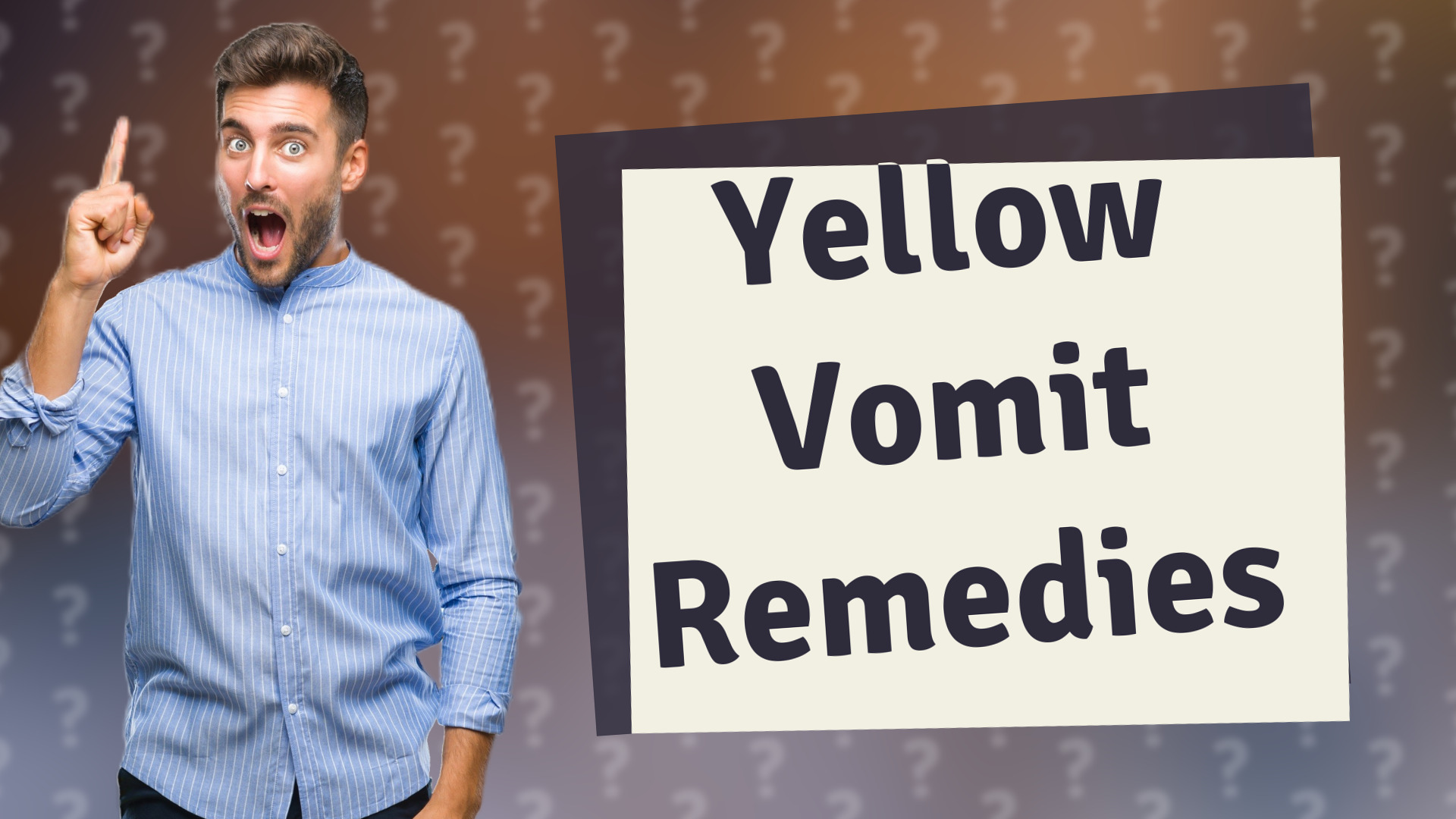 Yellow Vomit Remedies