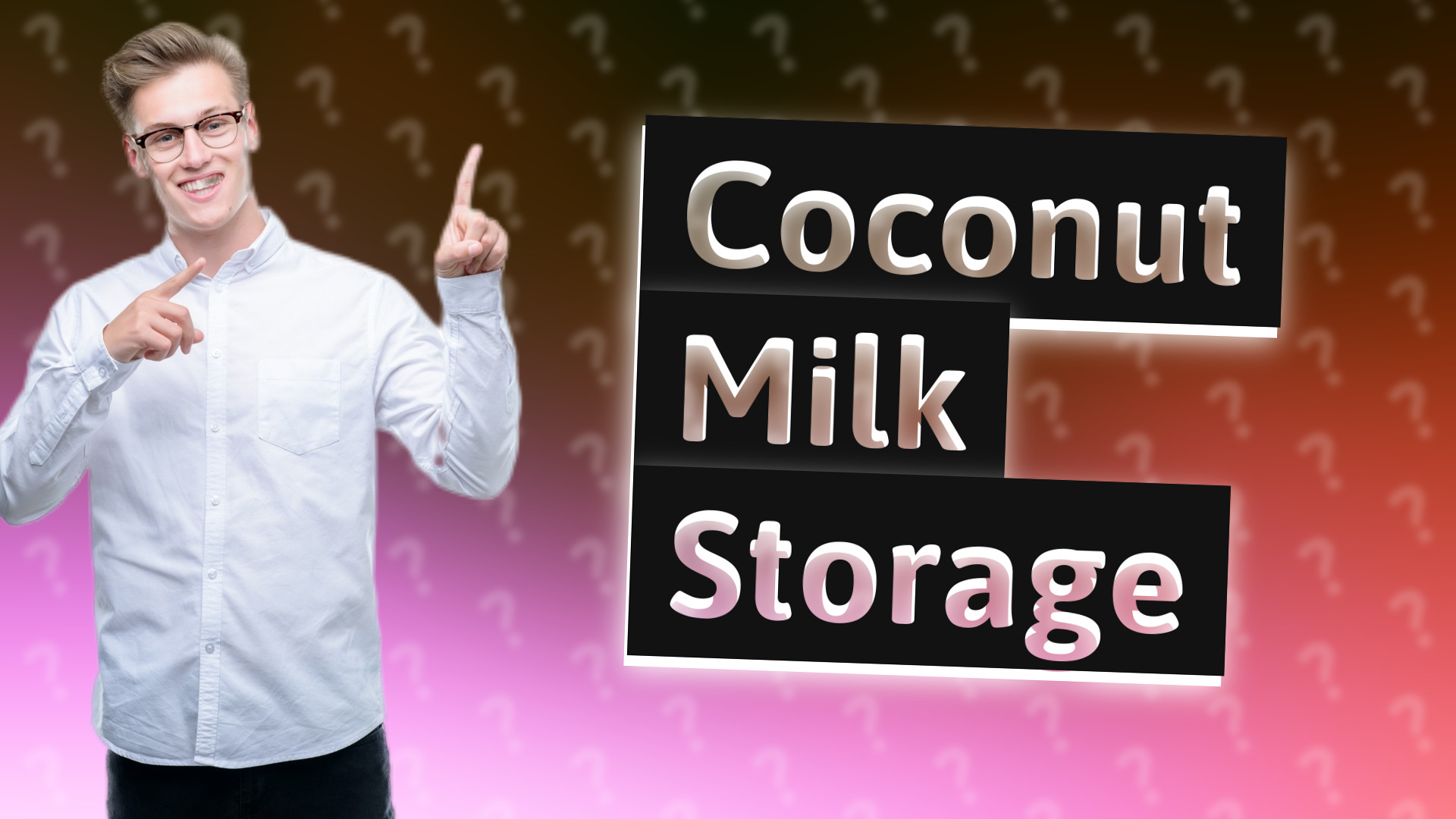 Coconut Milk Storage