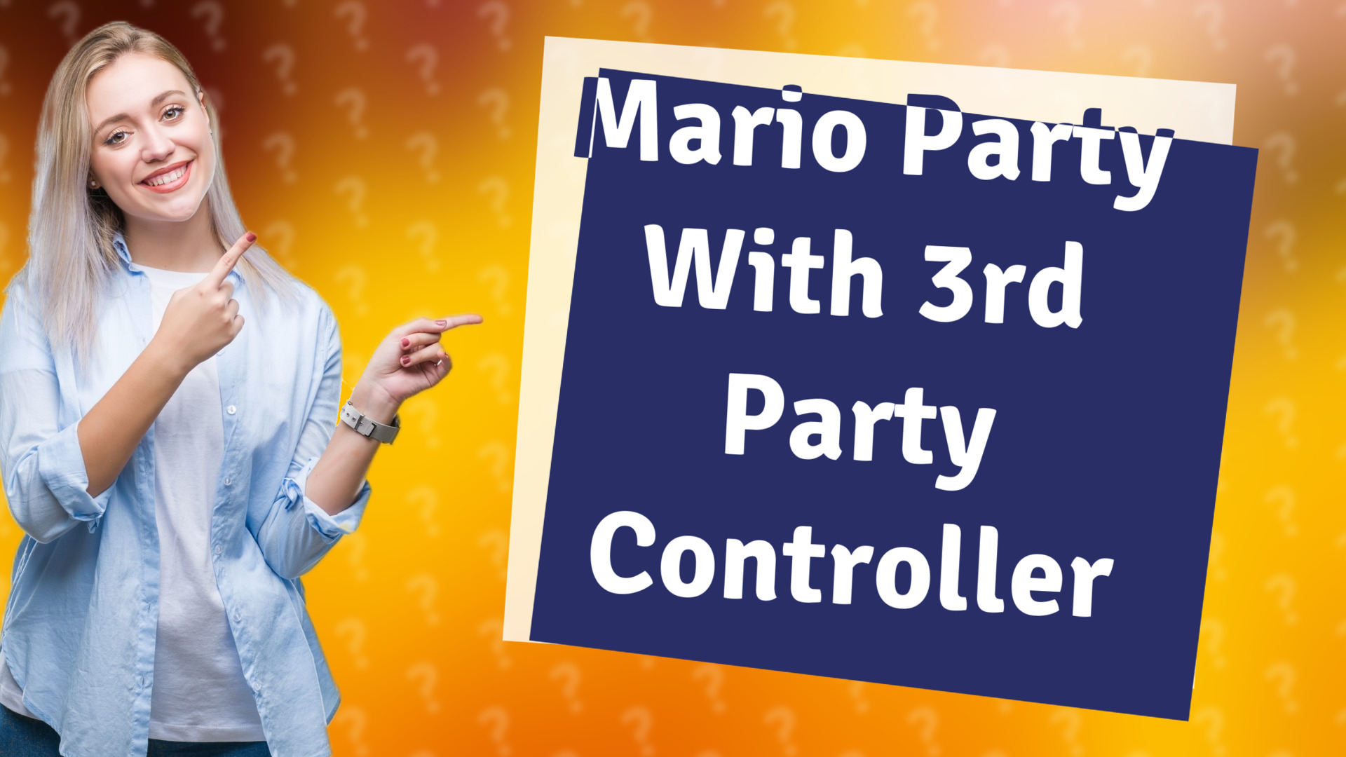 Mario Party With 3rd Party Controller