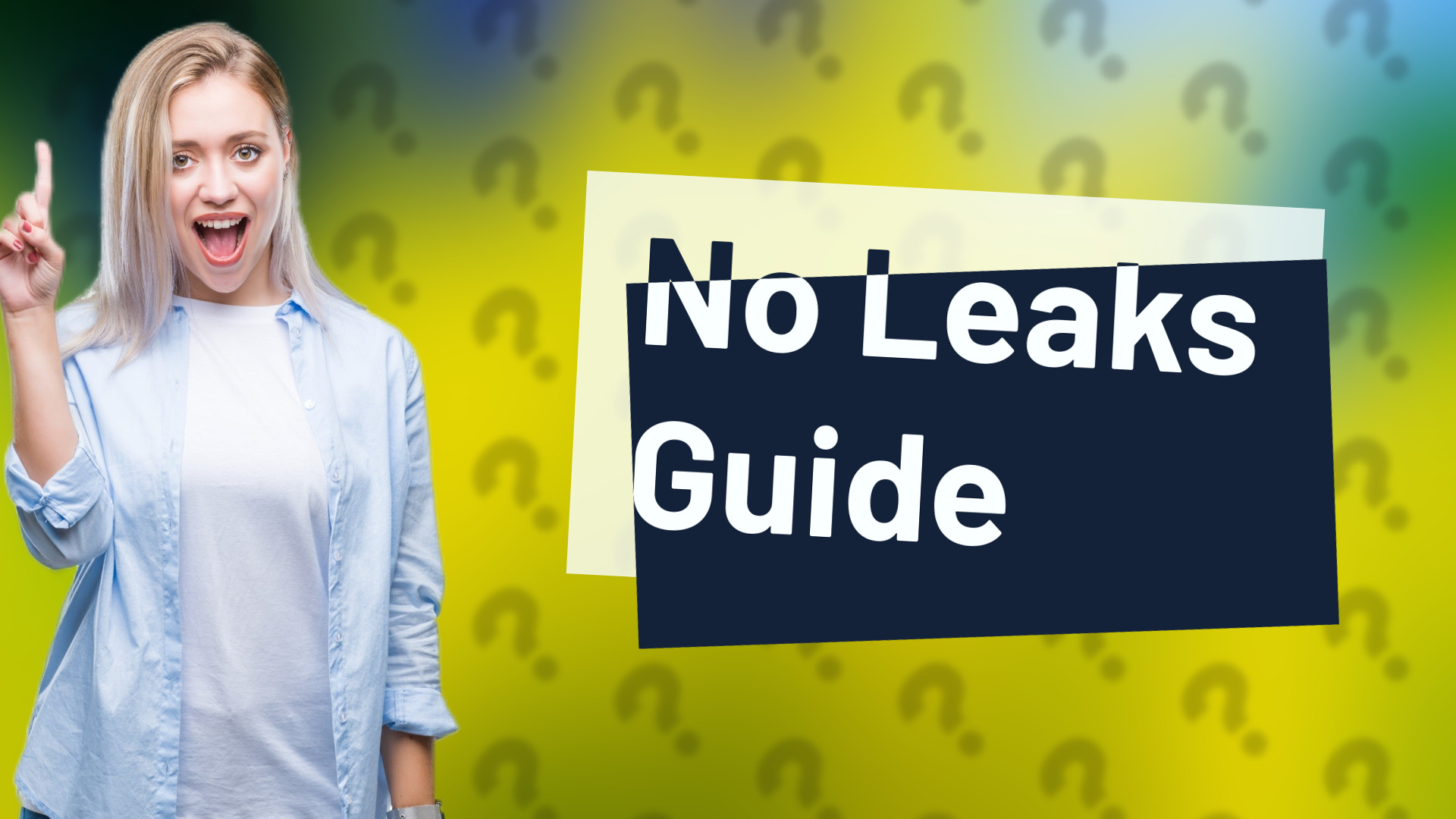 No Leaks Guide