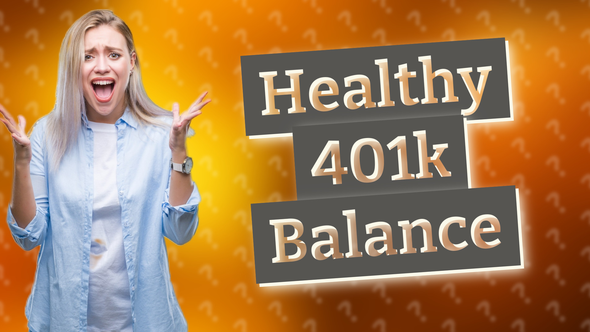 Healthy 401k Balance