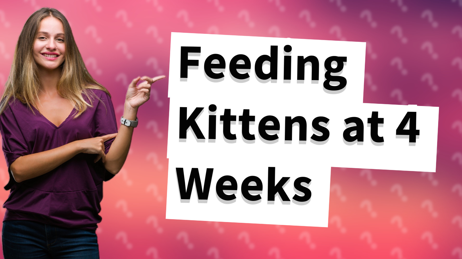 Feeding Kittens at 4 Weeks