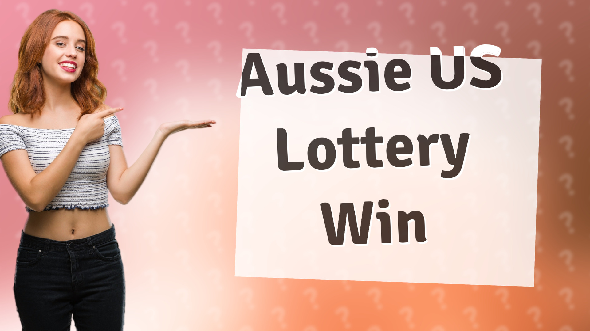 Aussie US Lottery Win