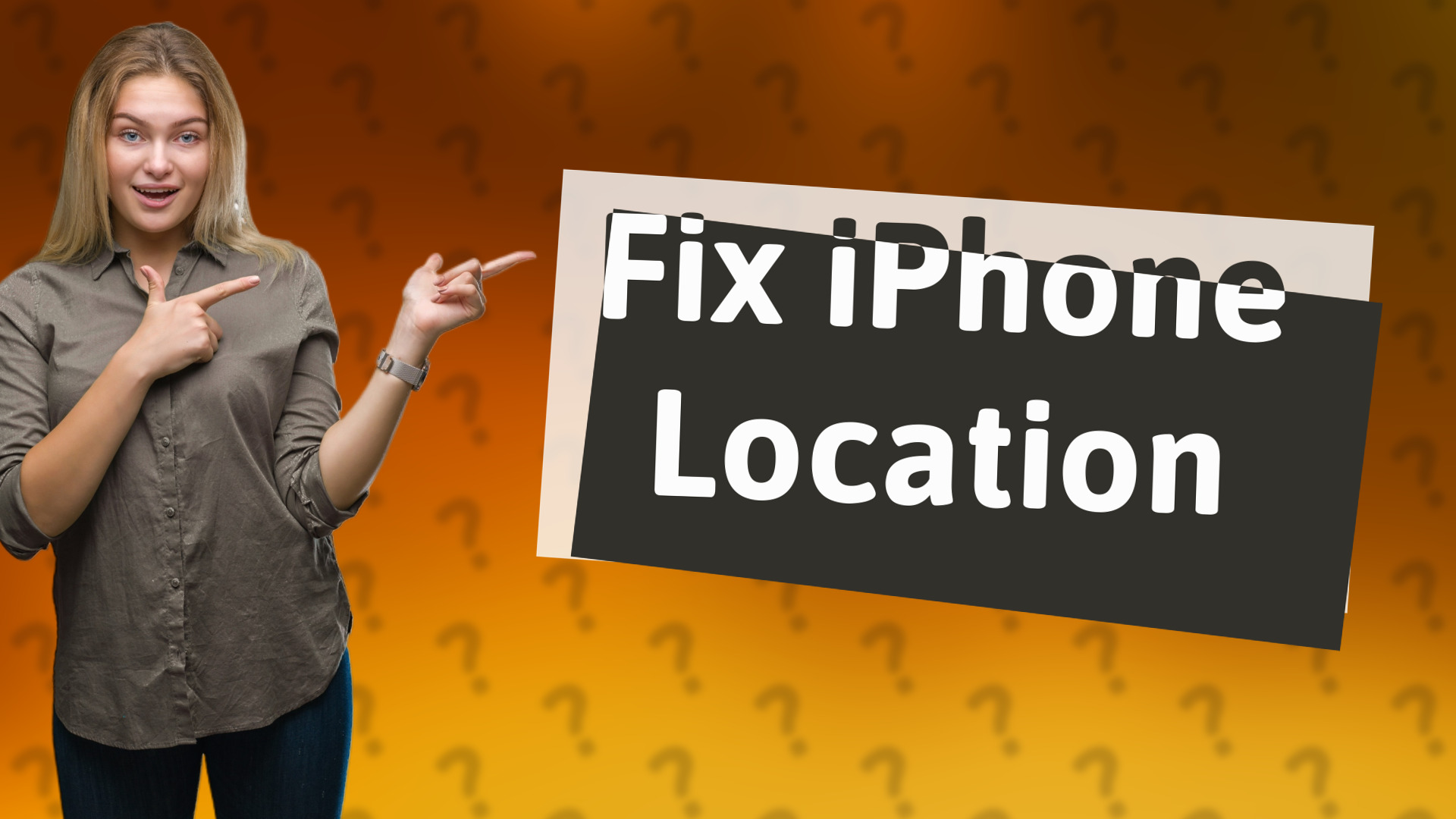 Fix iPhone Location