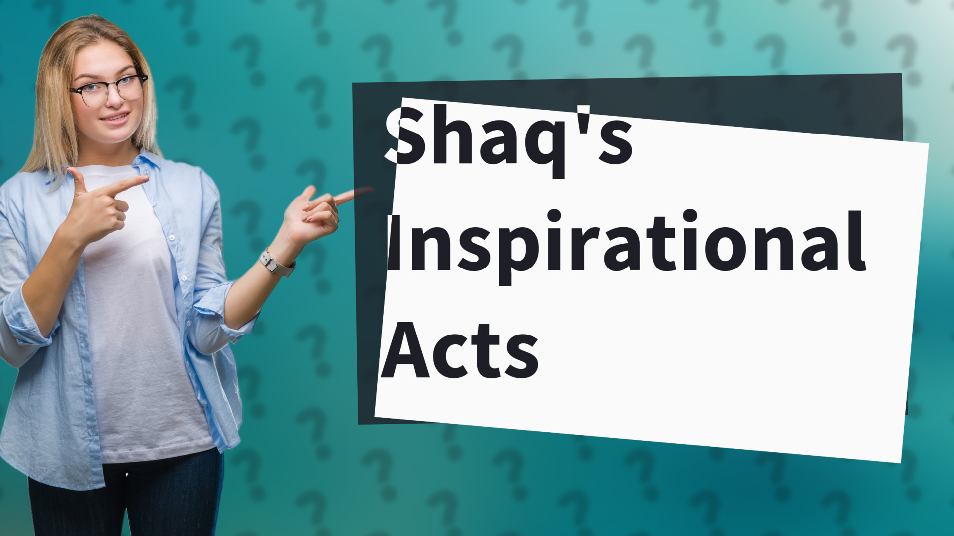 Shaq's Inspirational Acts