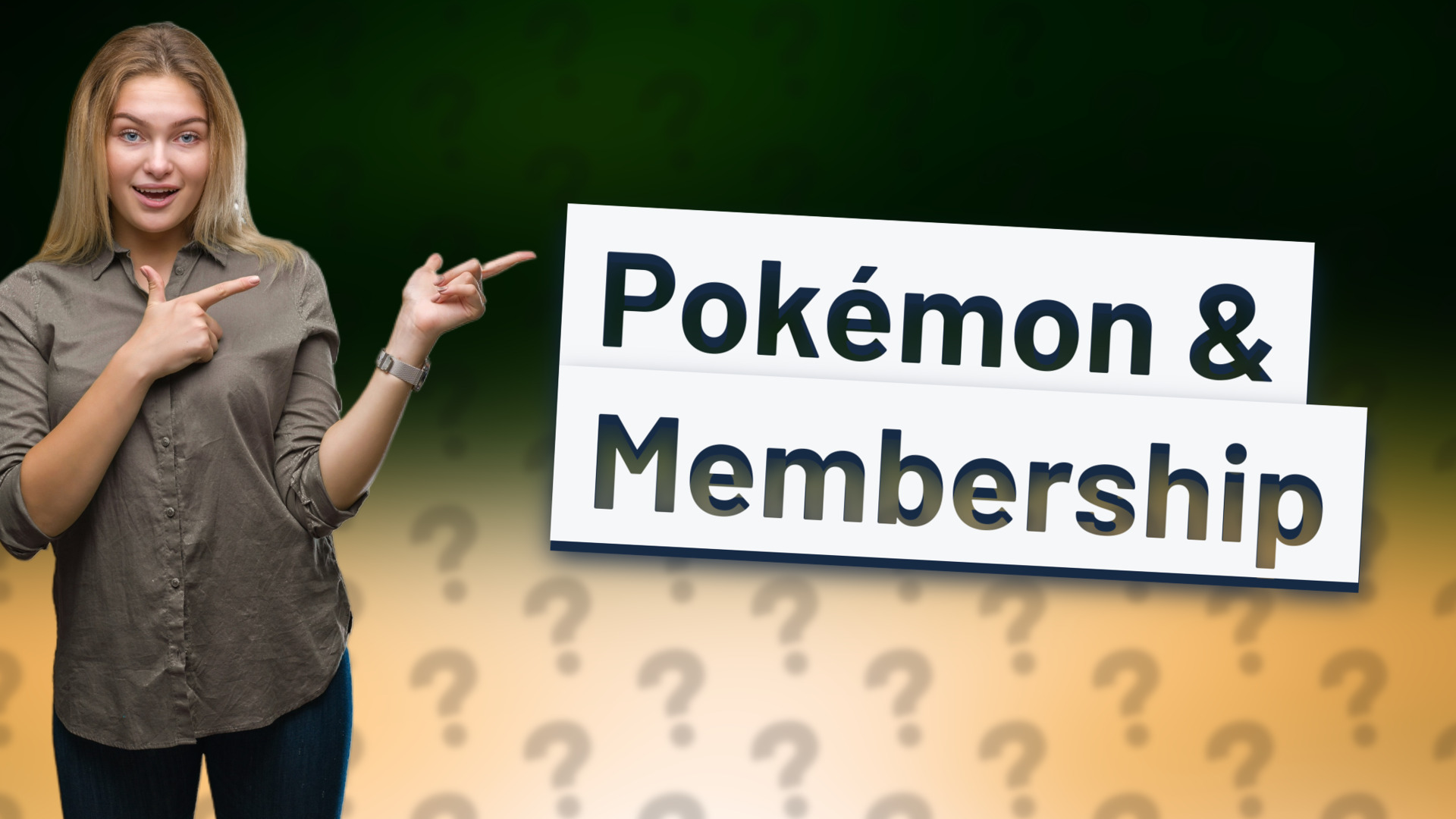 Pokémon & Membership