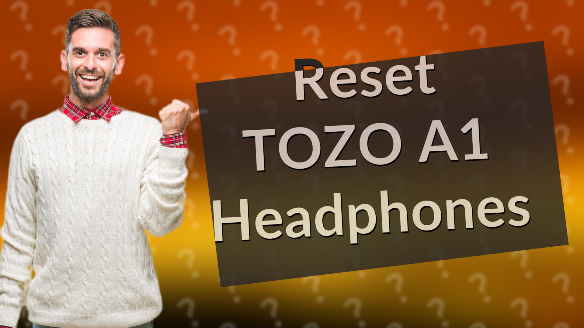 Reset TOZO A1 Headphones
