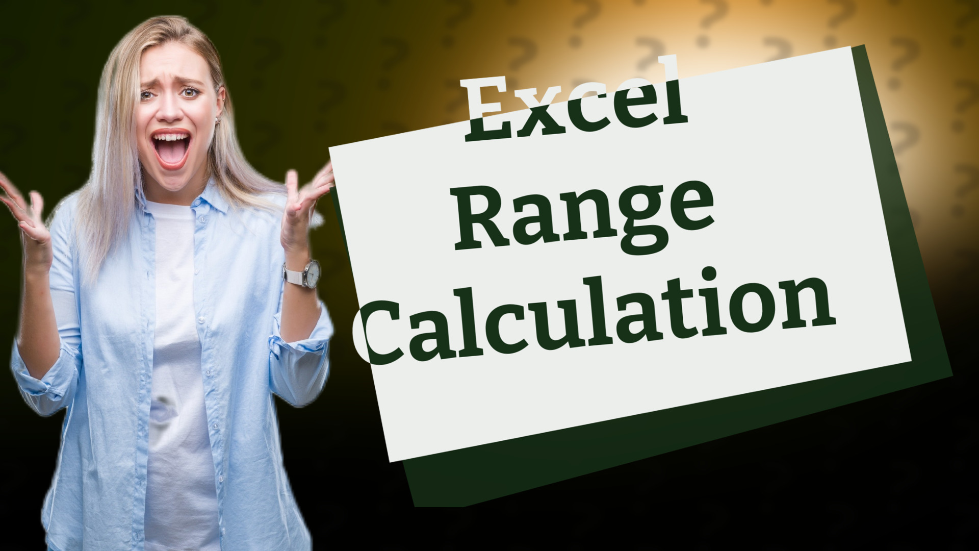 Excel Range Calculation