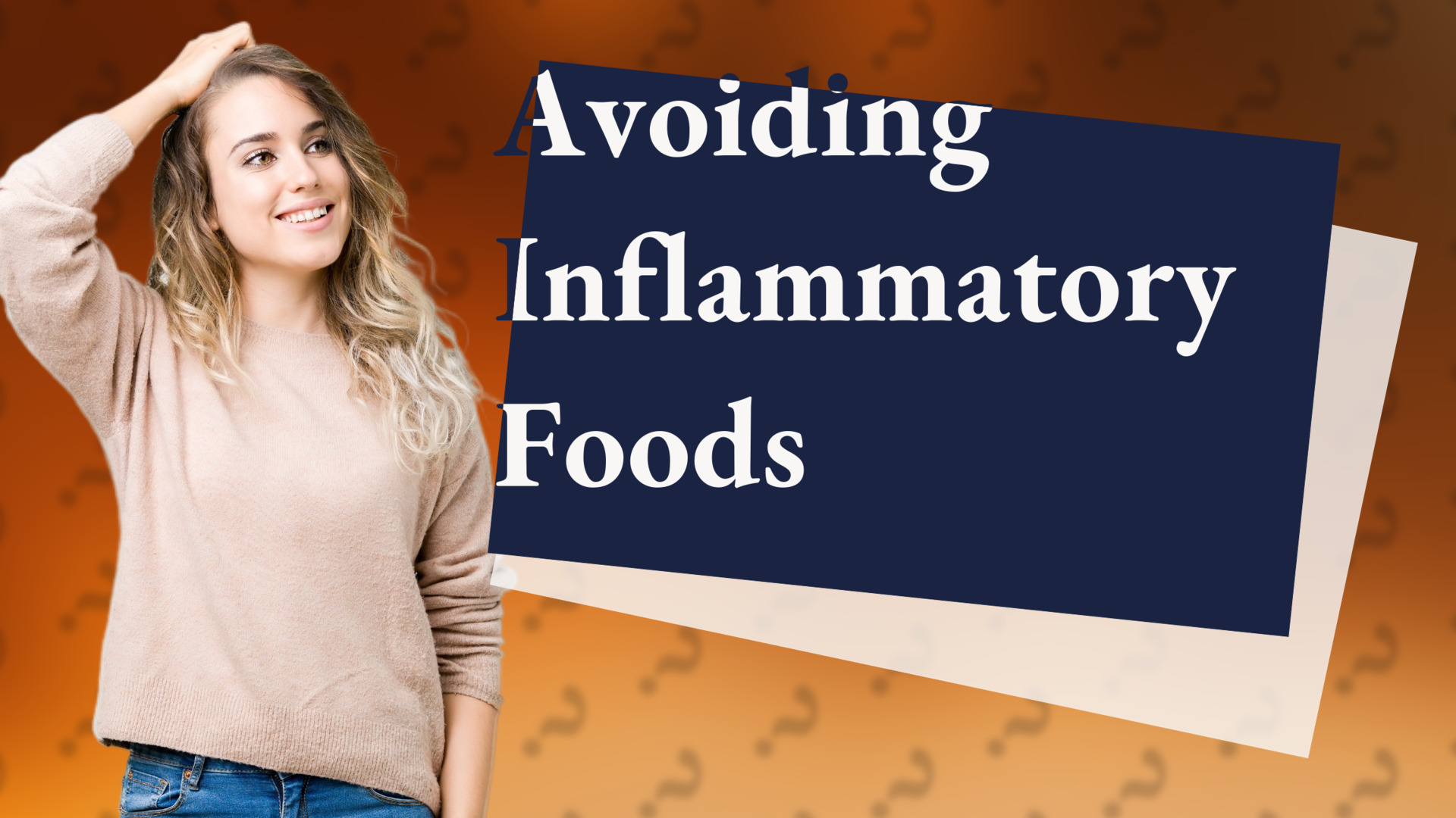 Avoiding Inflammatory Foods