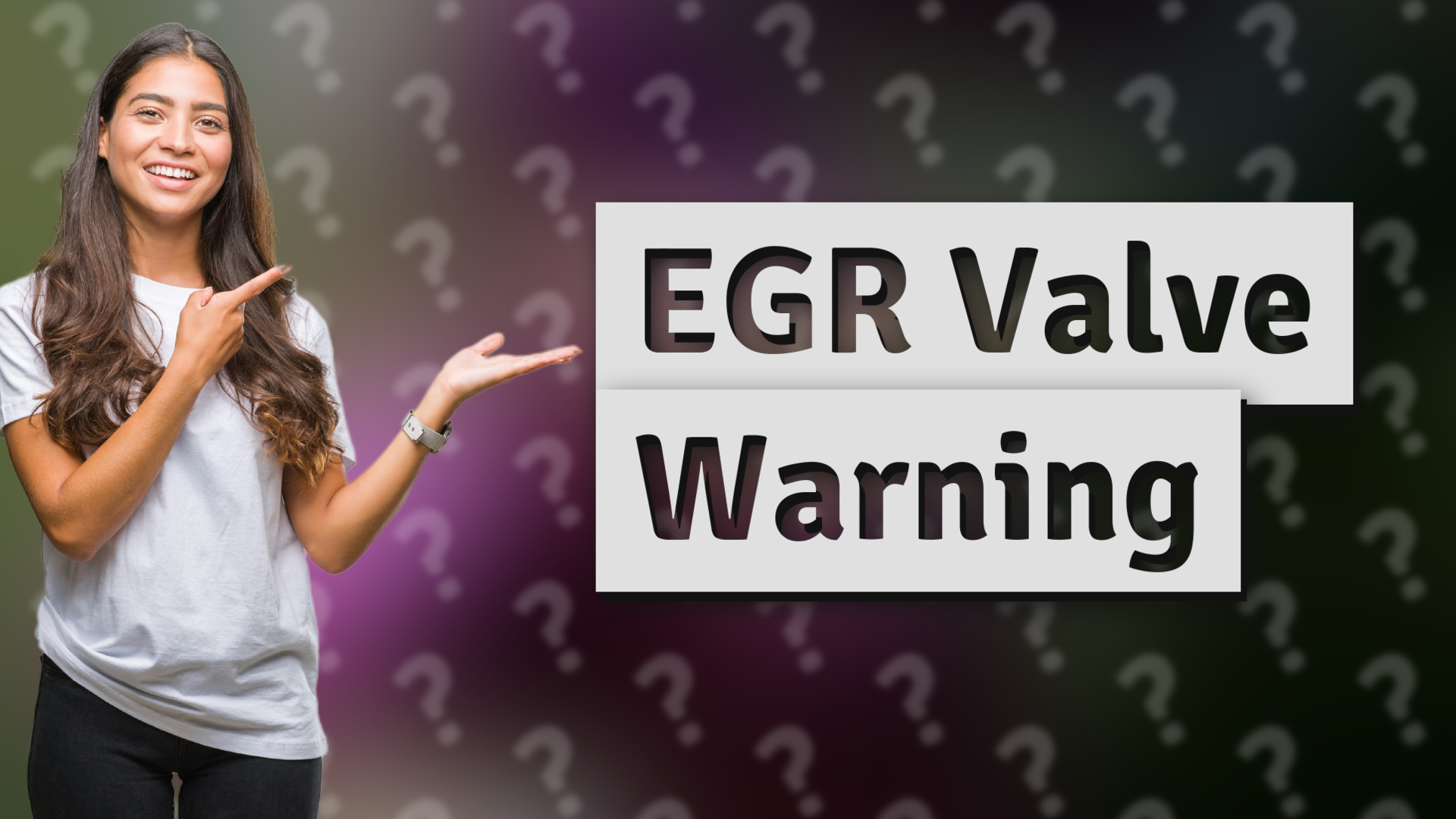 EGR Valve Warning