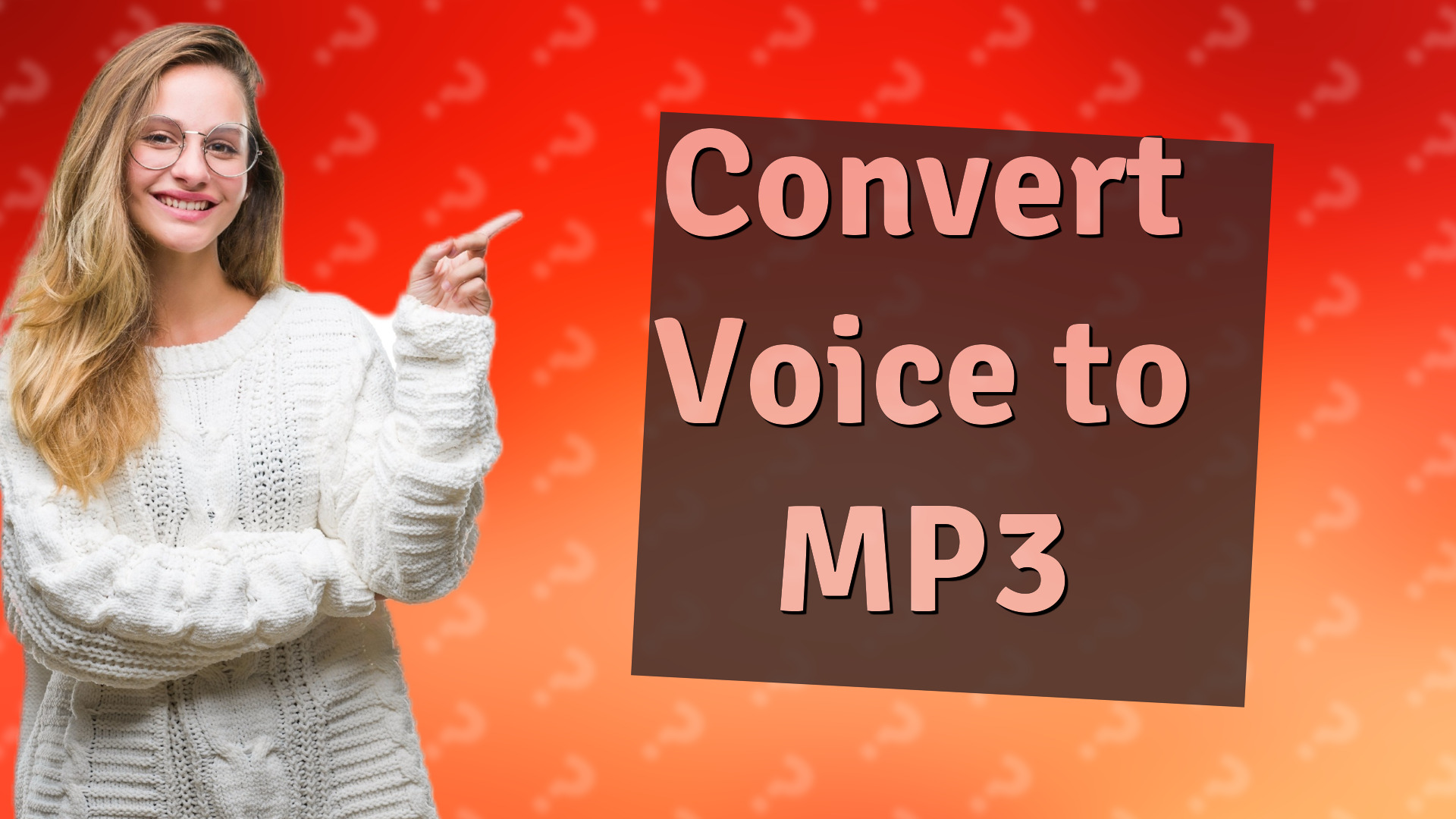 Convert Voice to MP3