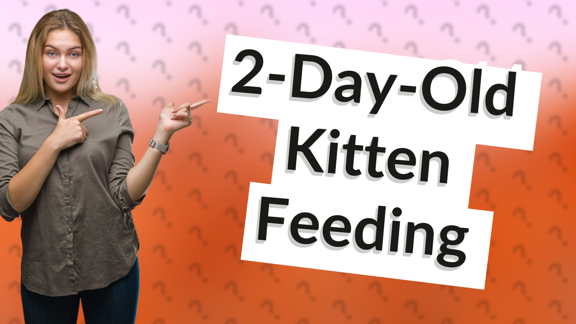 2-Day-Old Kitten Feeding