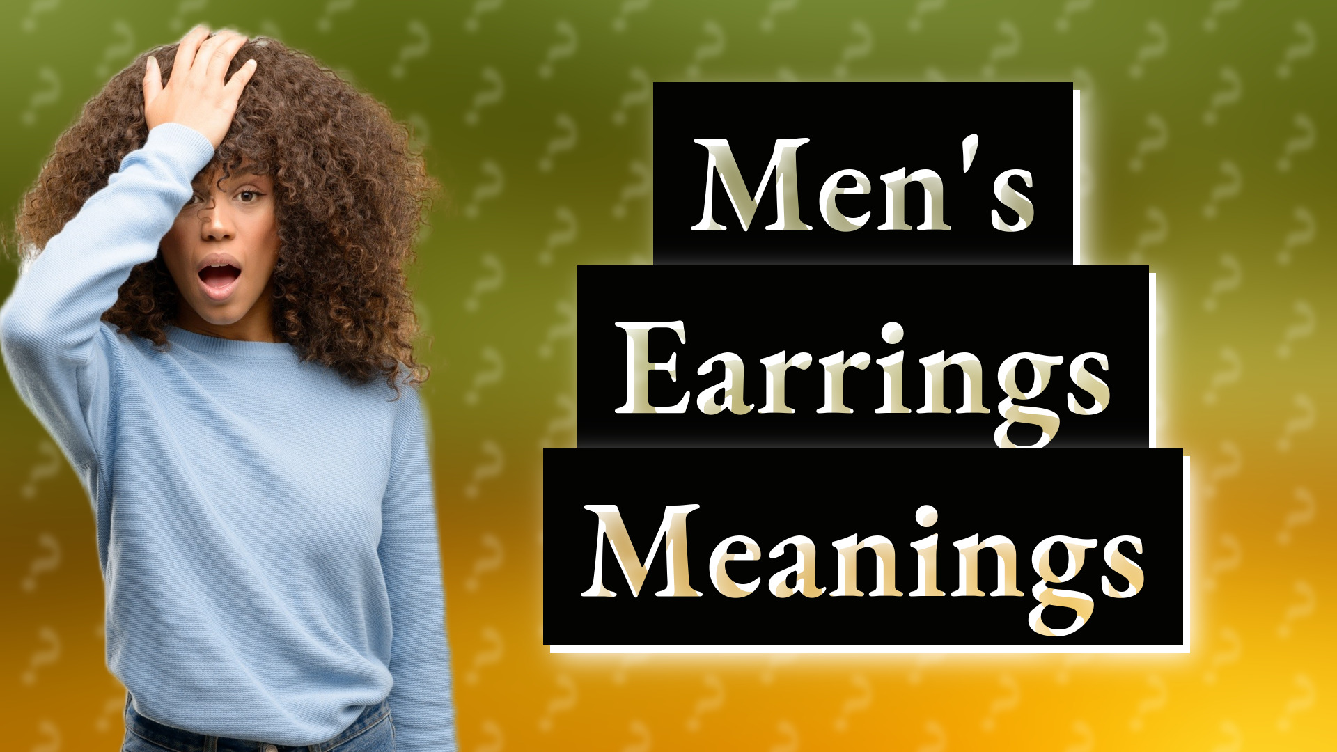 Men's Earrings Meanings