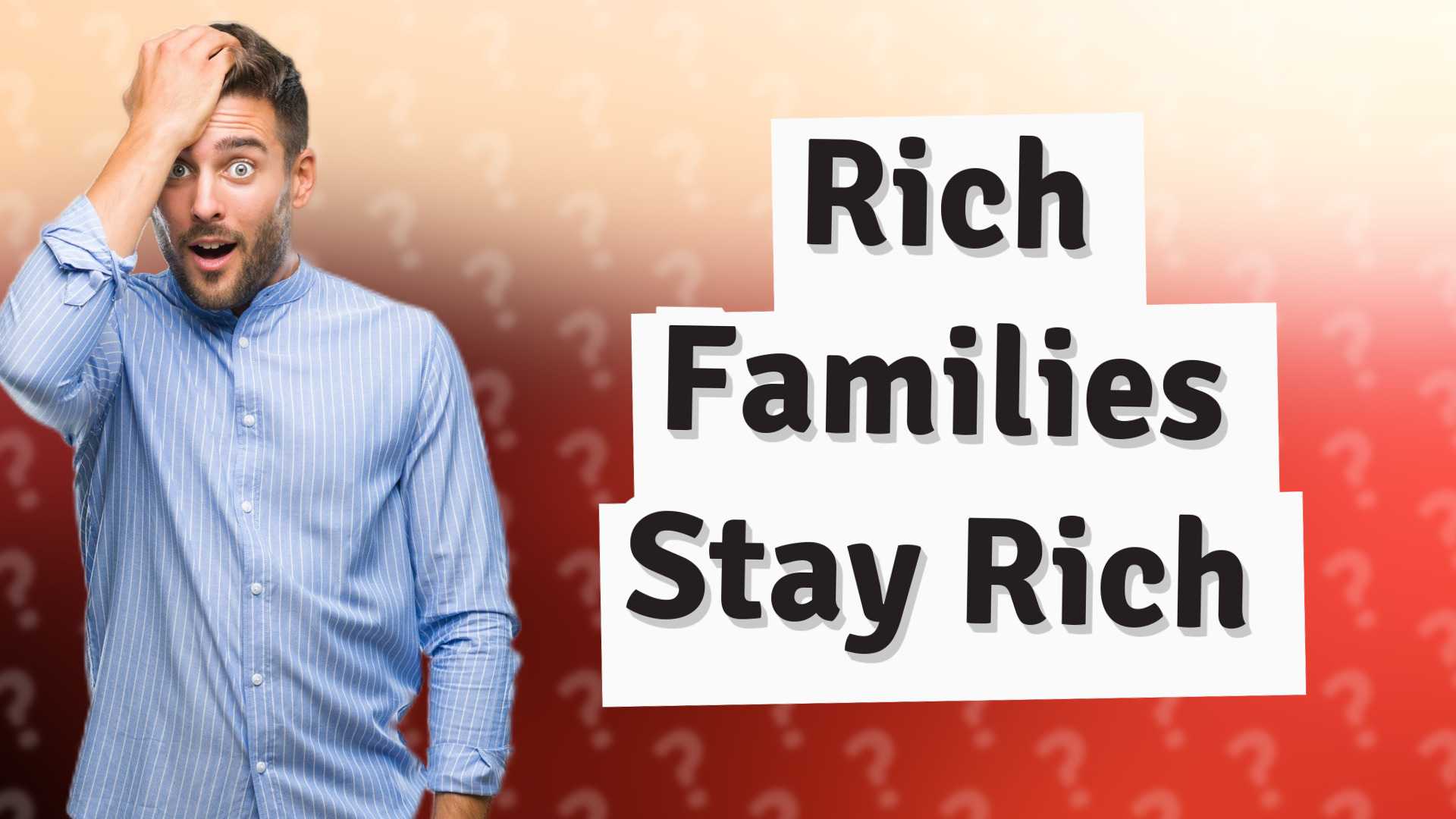 Rich Families Stay Rich